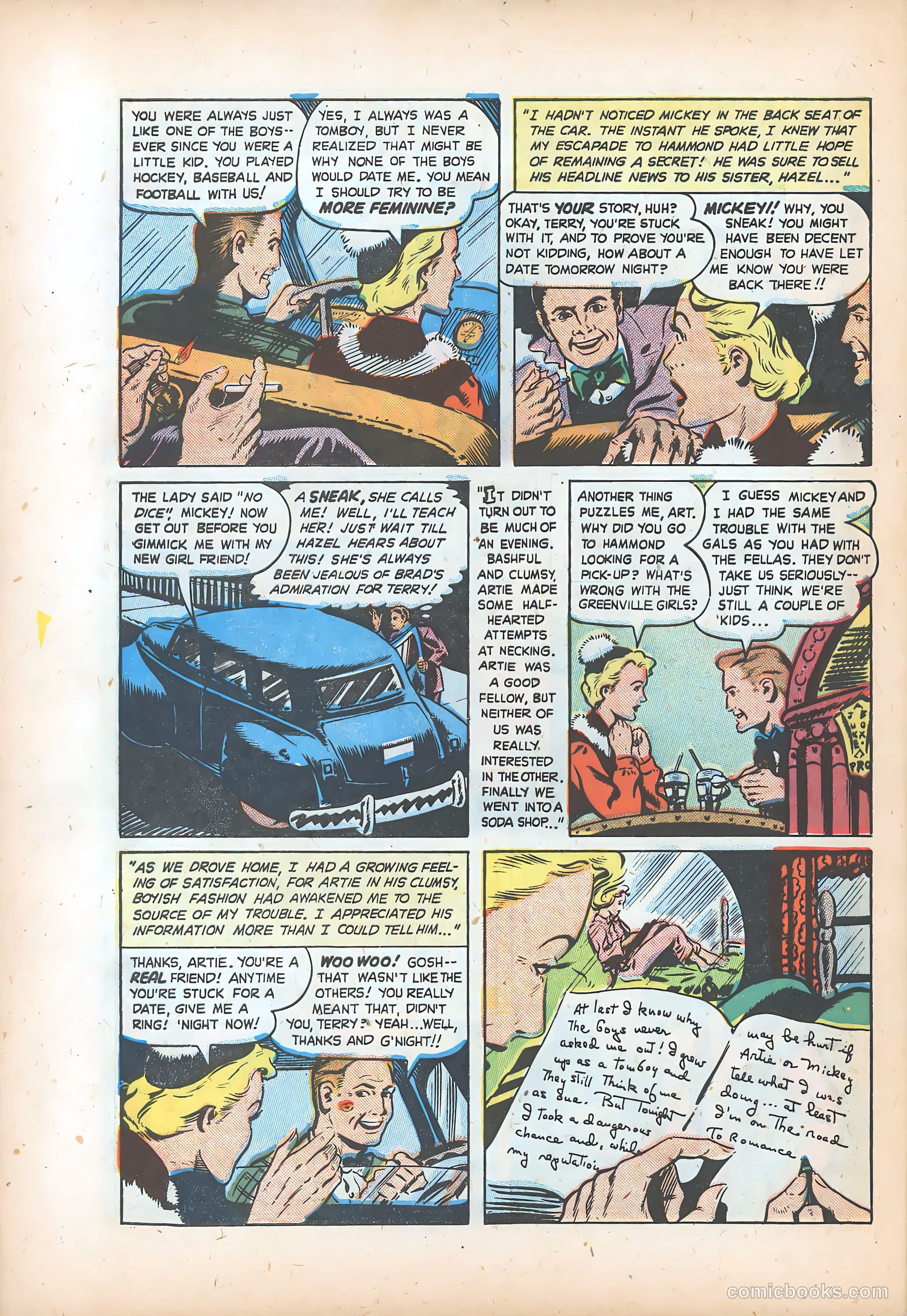 Pictorial Romances #7 (1951) — page 33 of 37