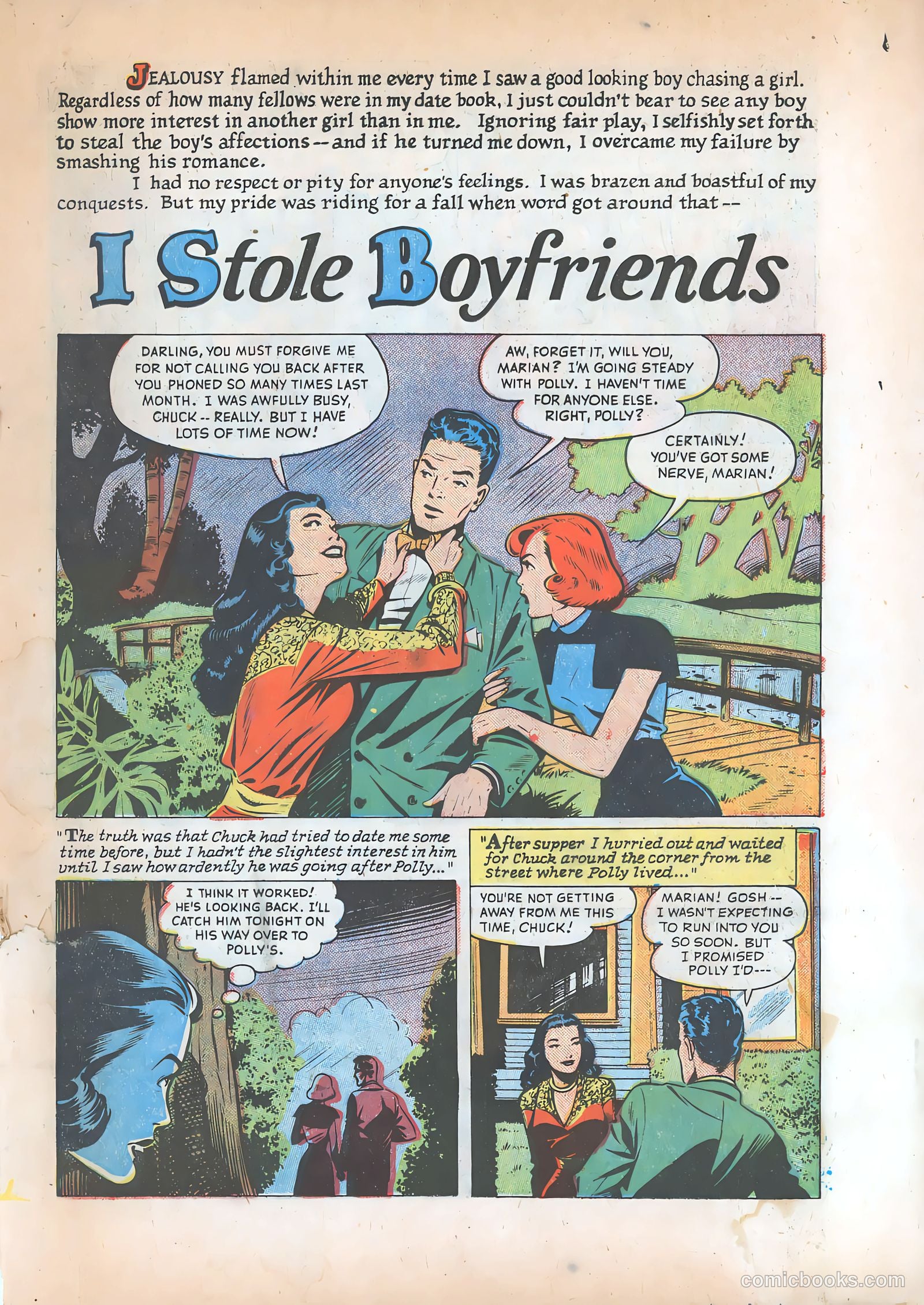 Pictorial Romances #8 (1951) — page 3 of 36