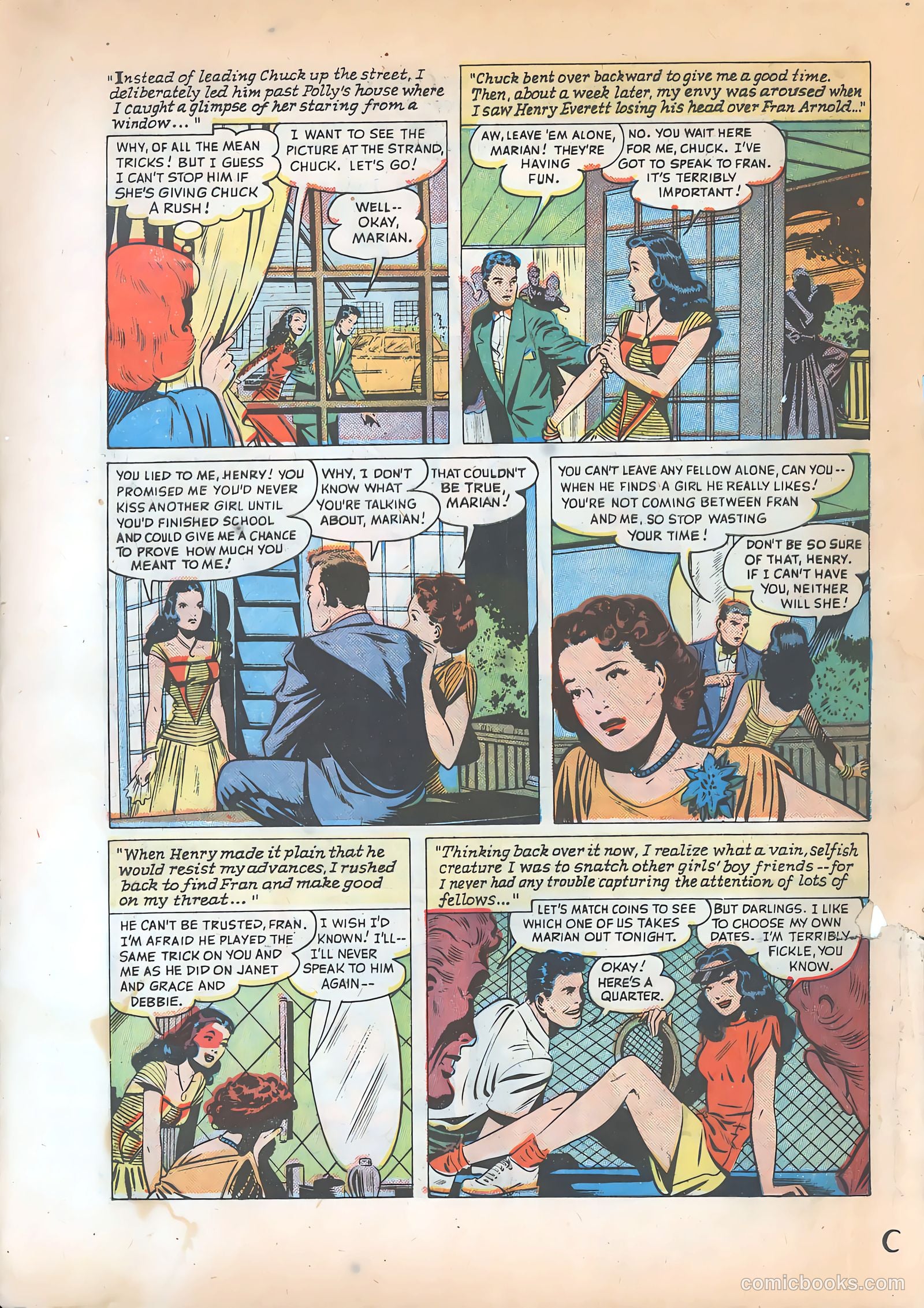 Pictorial Romances #8 (1951) — page 4 of 36