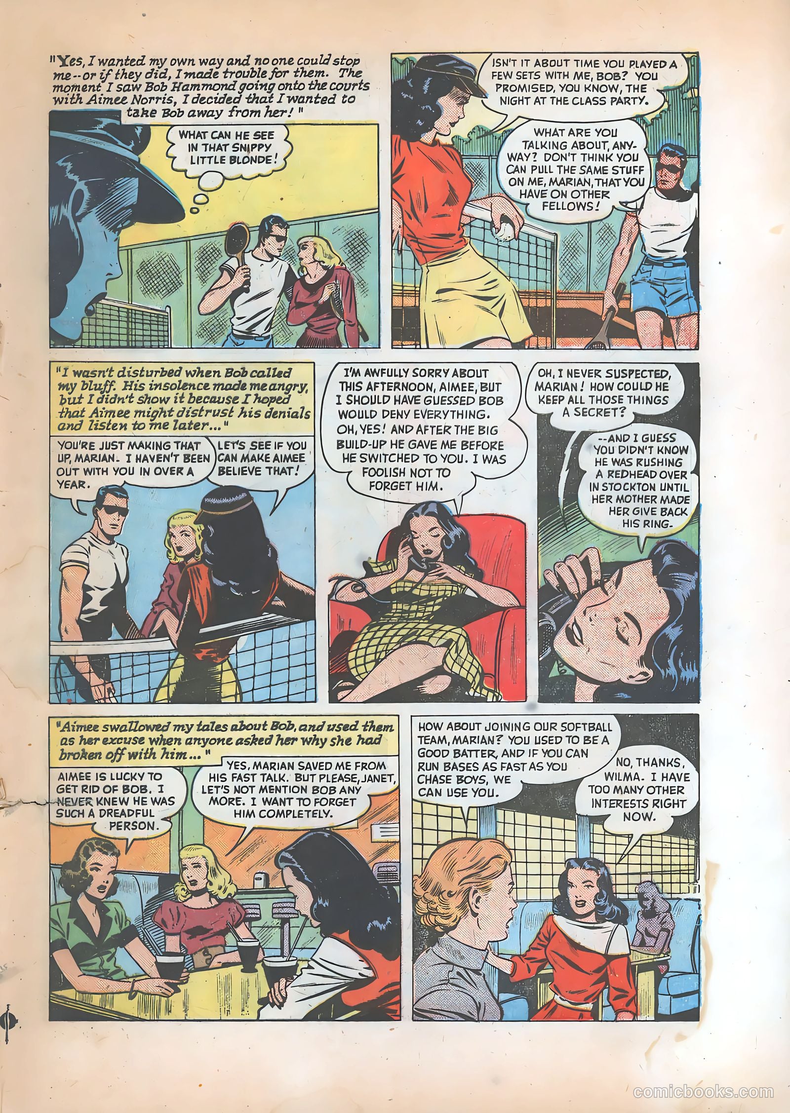 Pictorial Romances #8 (1951) — page 5 of 36