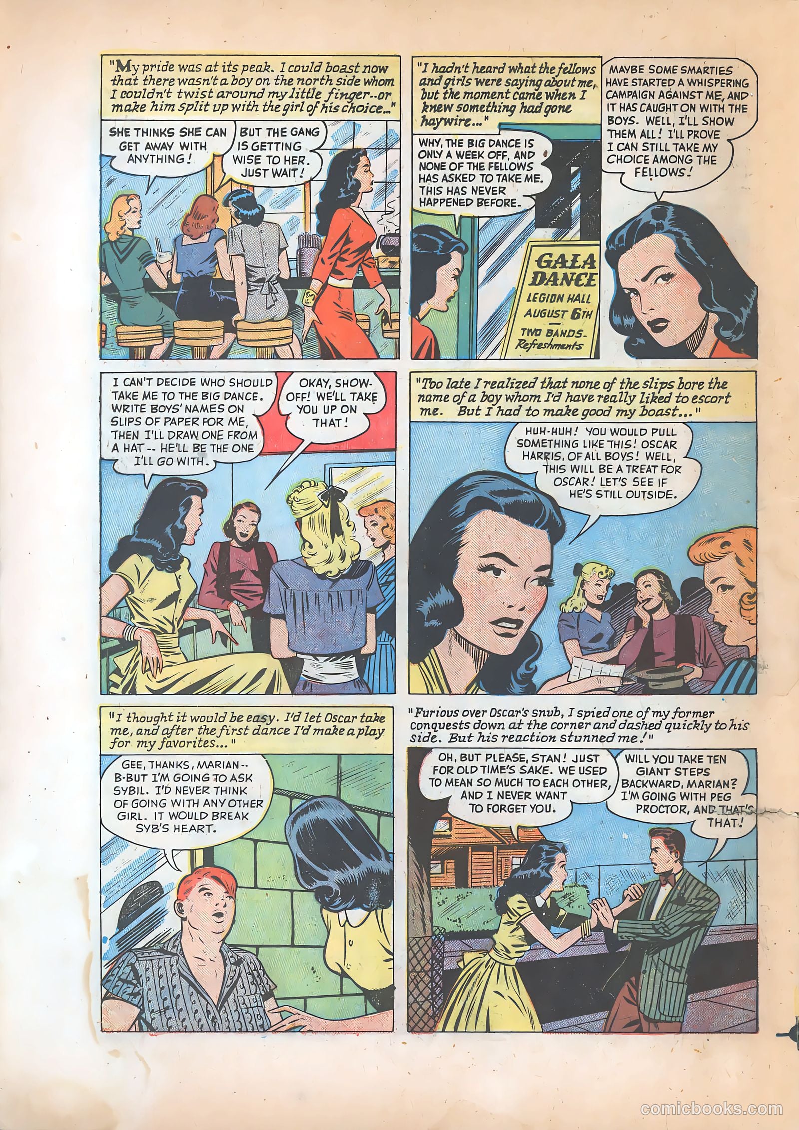 Pictorial Romances #8 (1951) — page 6 of 36