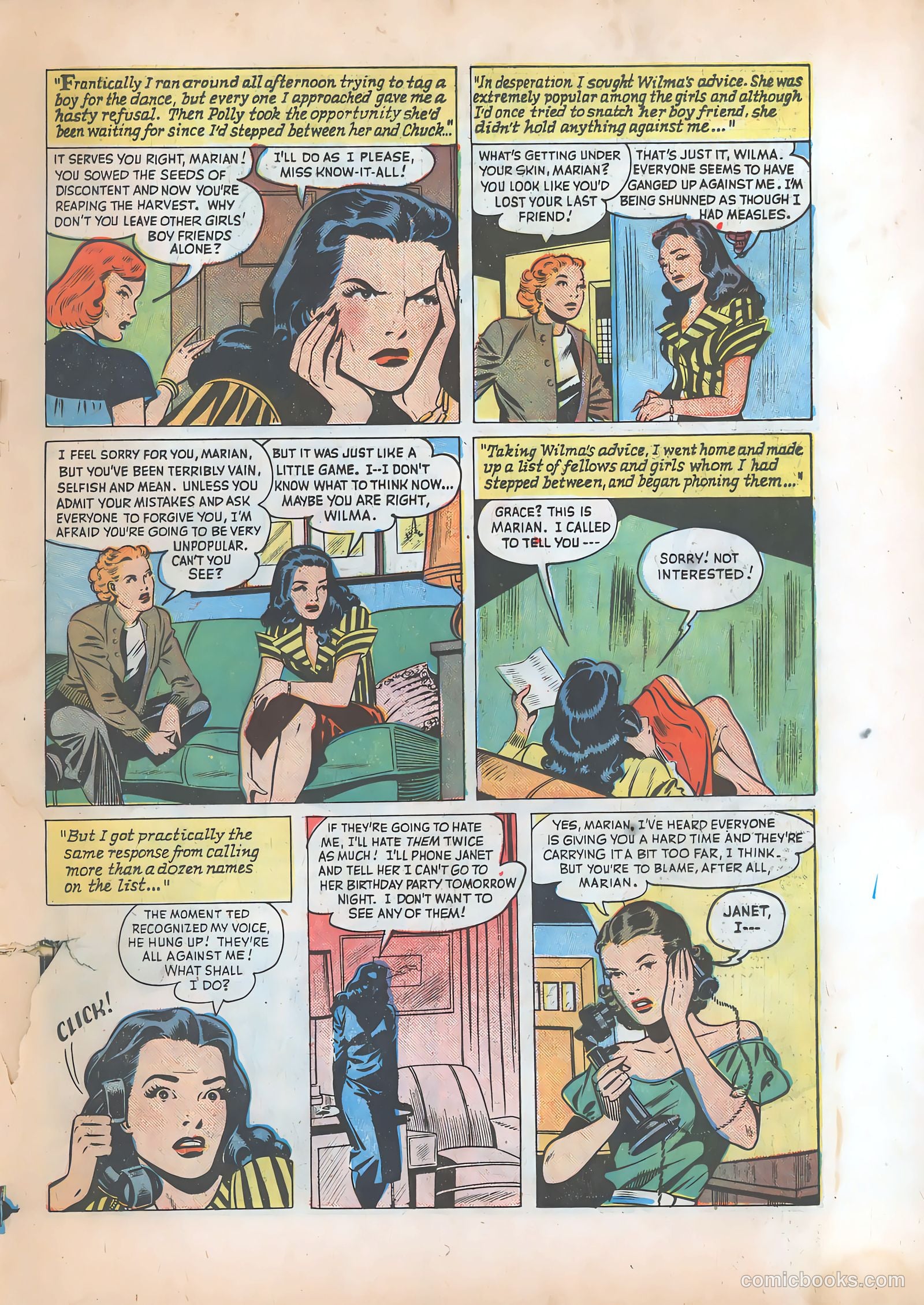 Pictorial Romances #8 (1951) — page 7 of 36