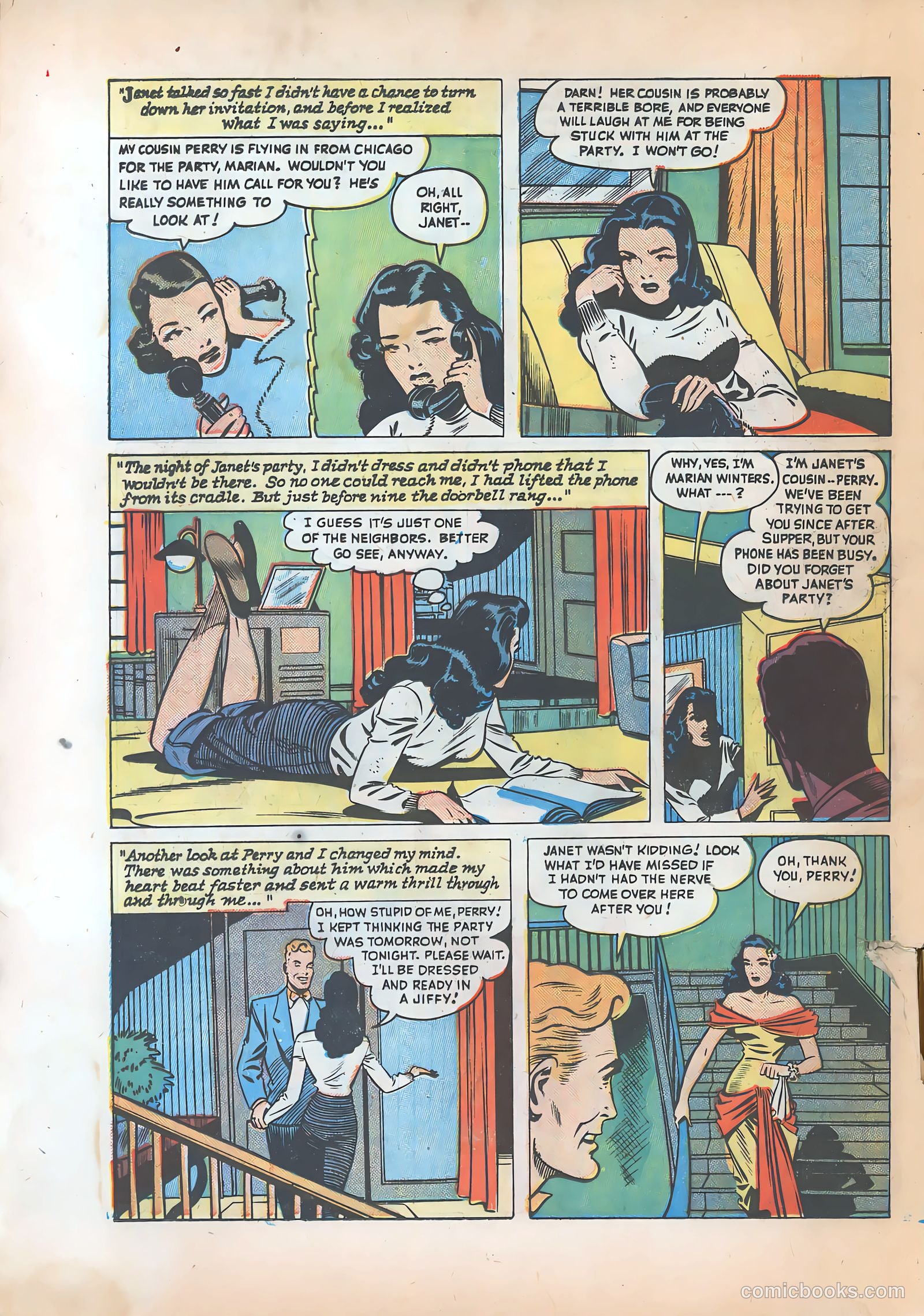 Pictorial Romances #8 (1951) — page 8 of 36
