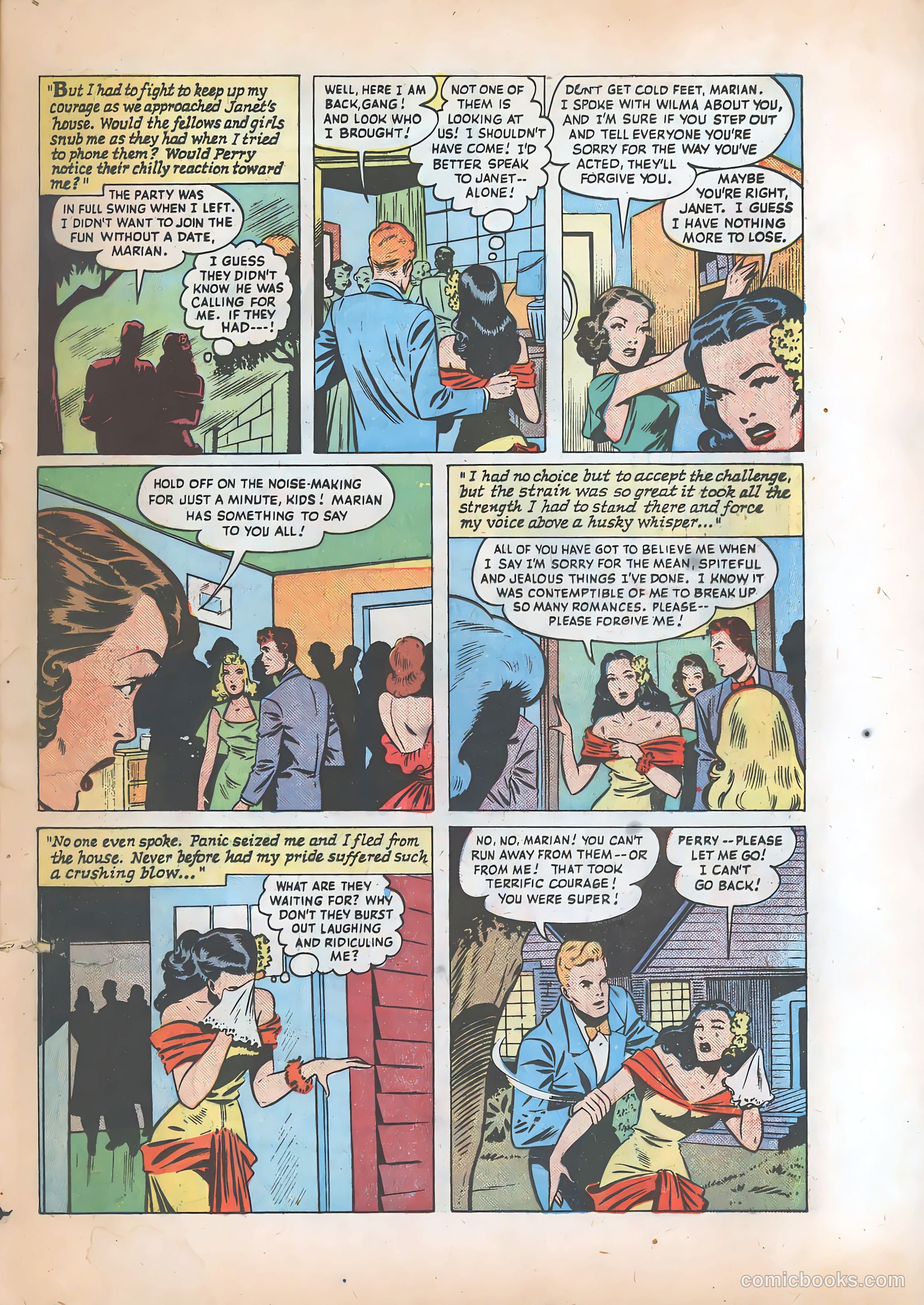Pictorial Romances #8 (1951) — page 9 of 36