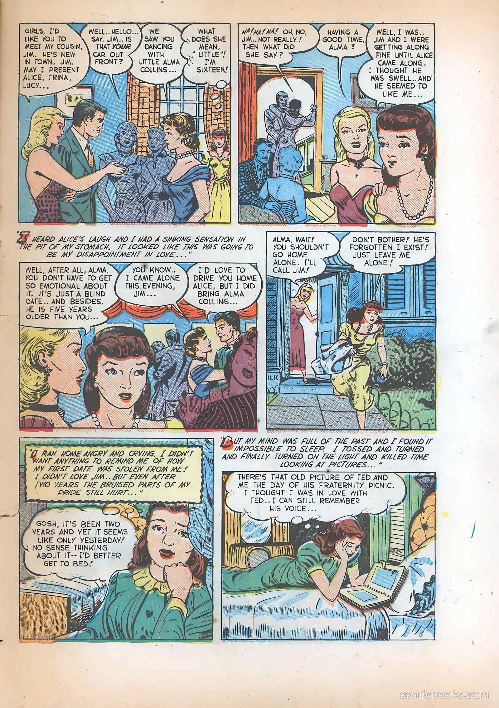 Pictorial Romances #8 (1951) — page 13 of 36