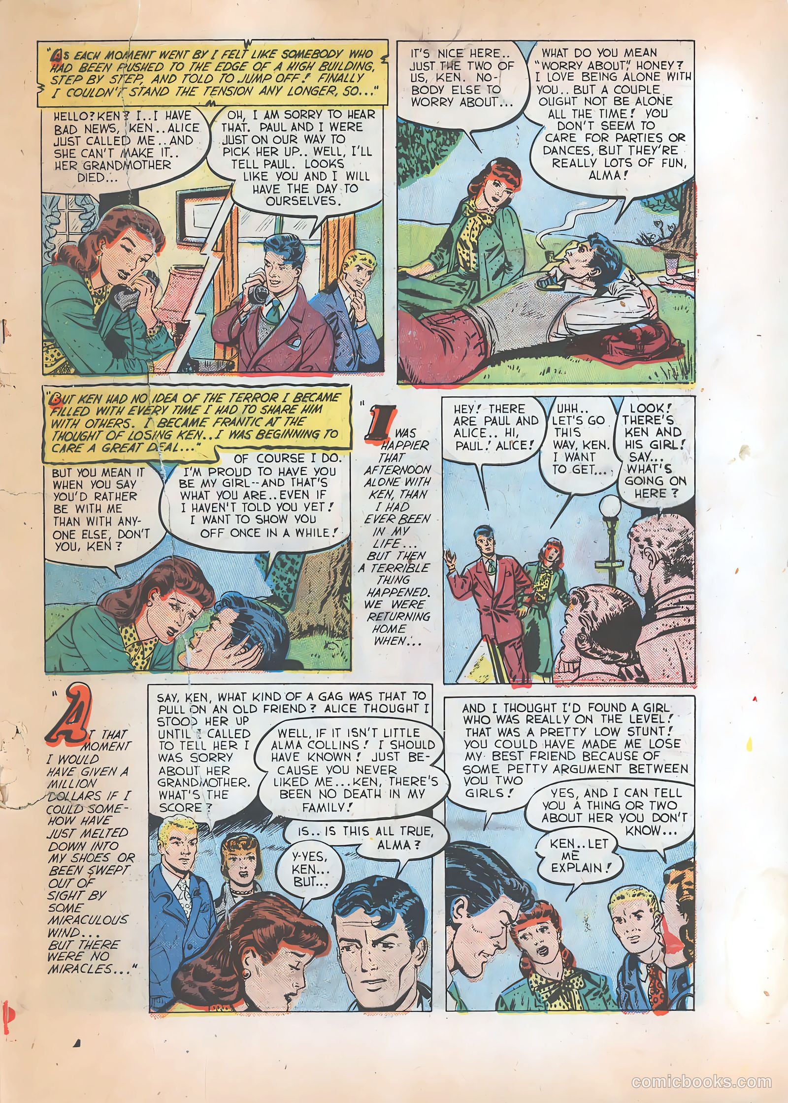 Pictorial Romances #8 (1951) — page 17 of 36