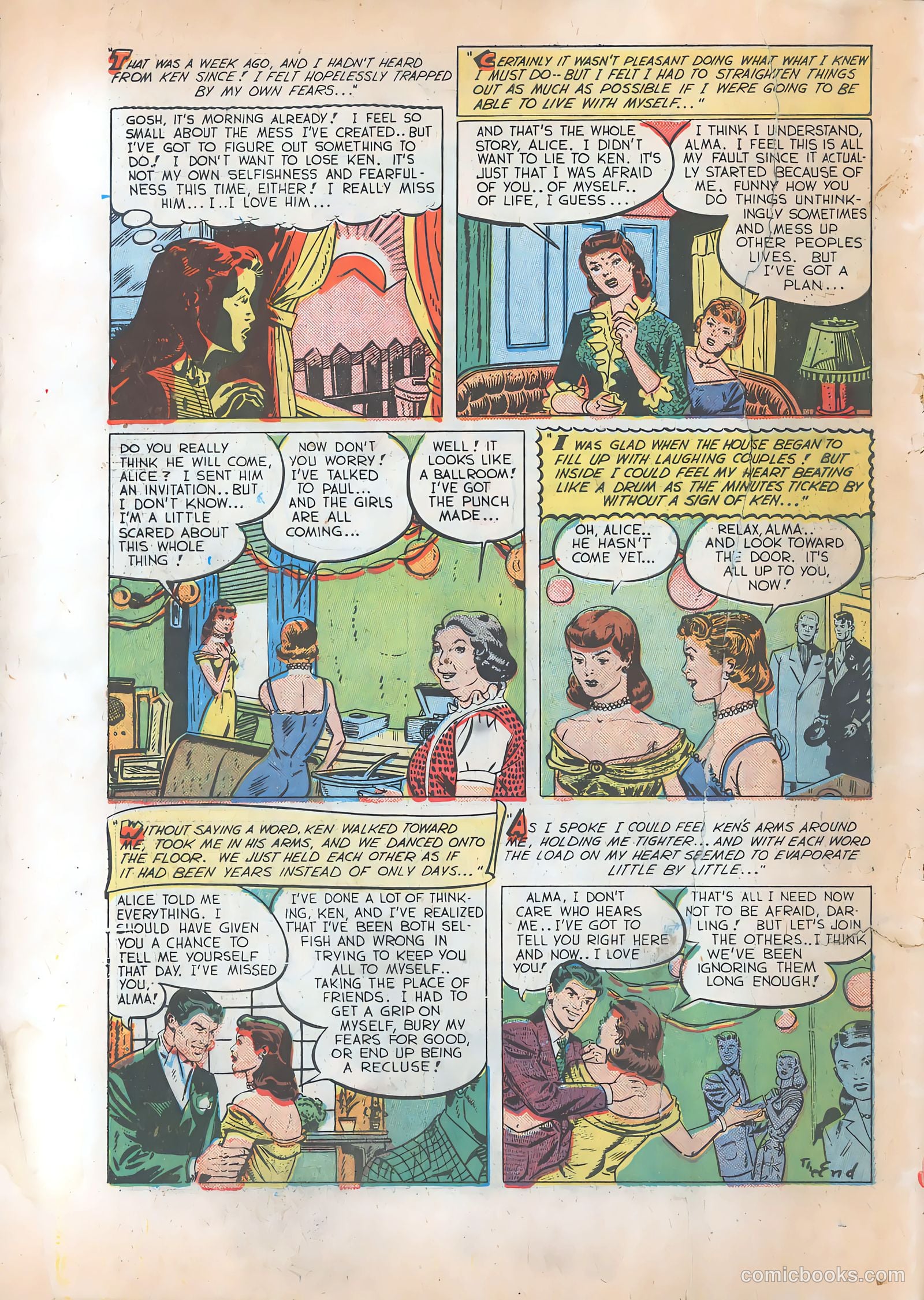 Pictorial Romances #8 (1951) — page 18 of 36