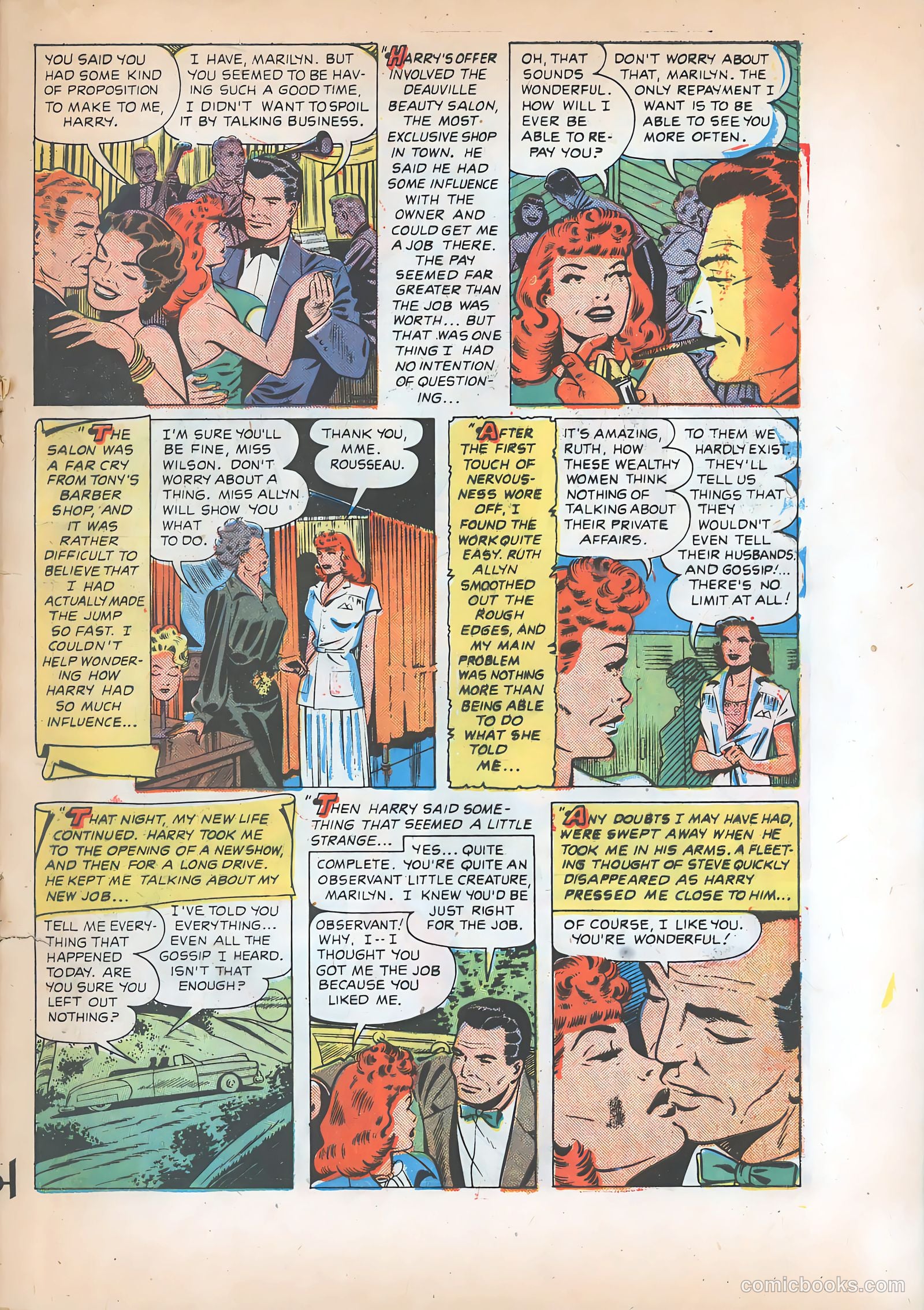 Pictorial Romances #8 (1951) — page 21 of 36