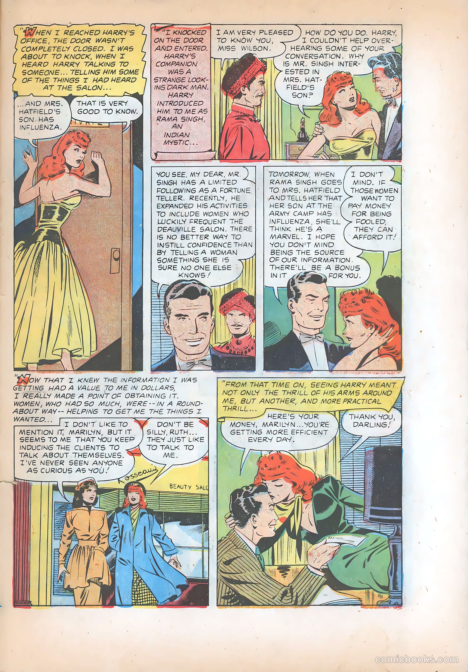 Pictorial Romances #8 (1951) — page 23 of 36