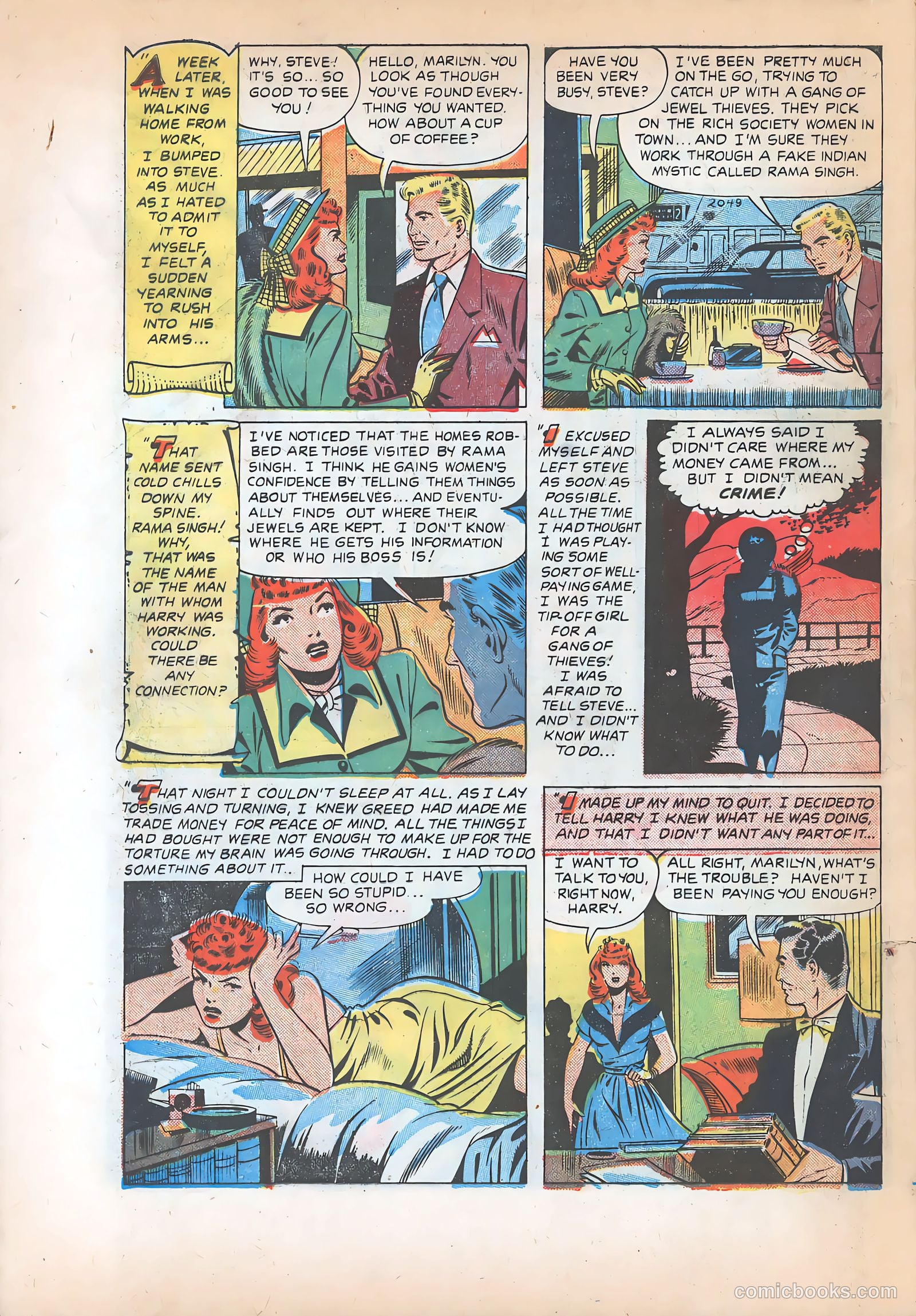 Pictorial Romances #8 (1951) — page 24 of 36