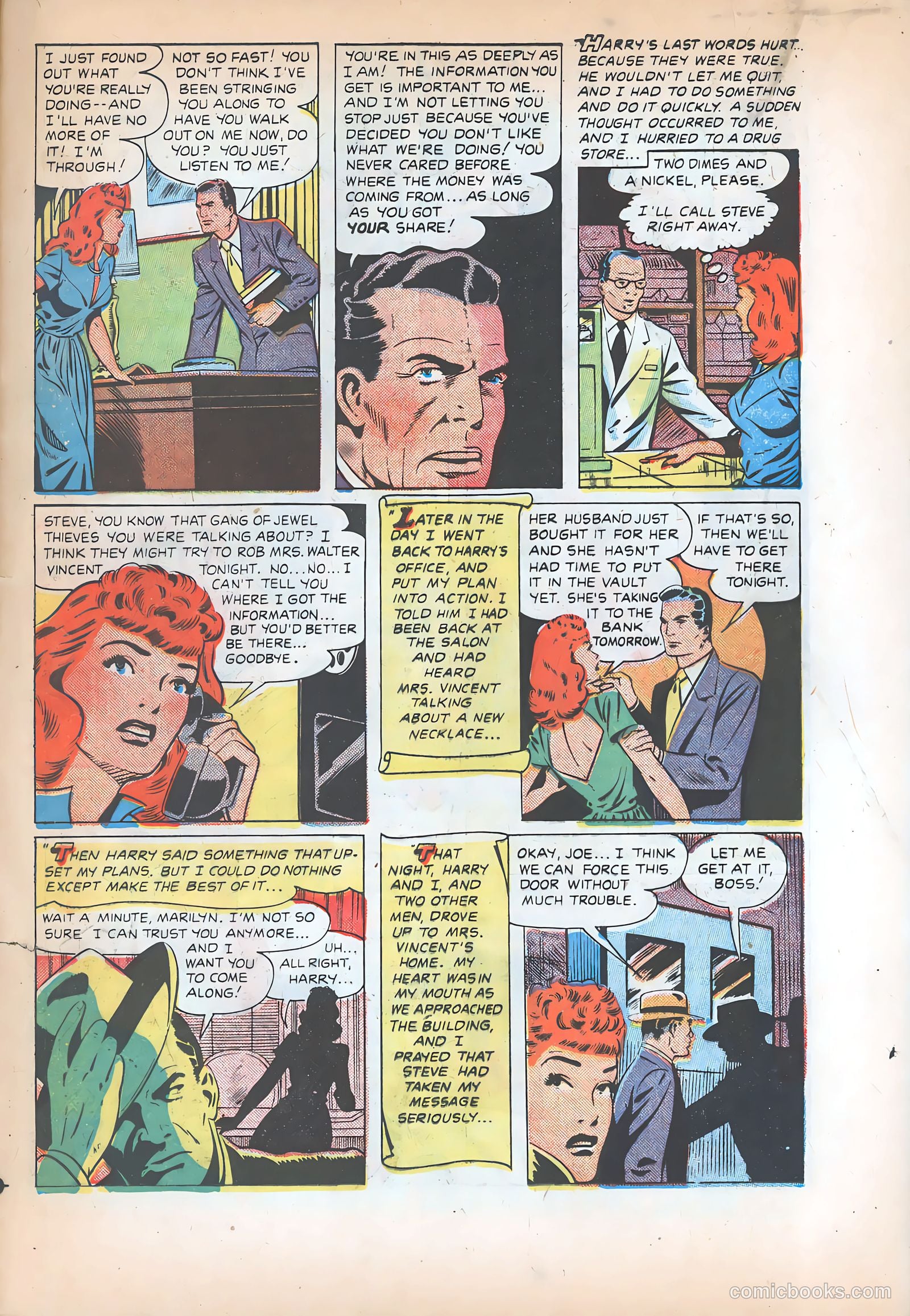 Pictorial Romances #8 (1951) — page 25 of 36