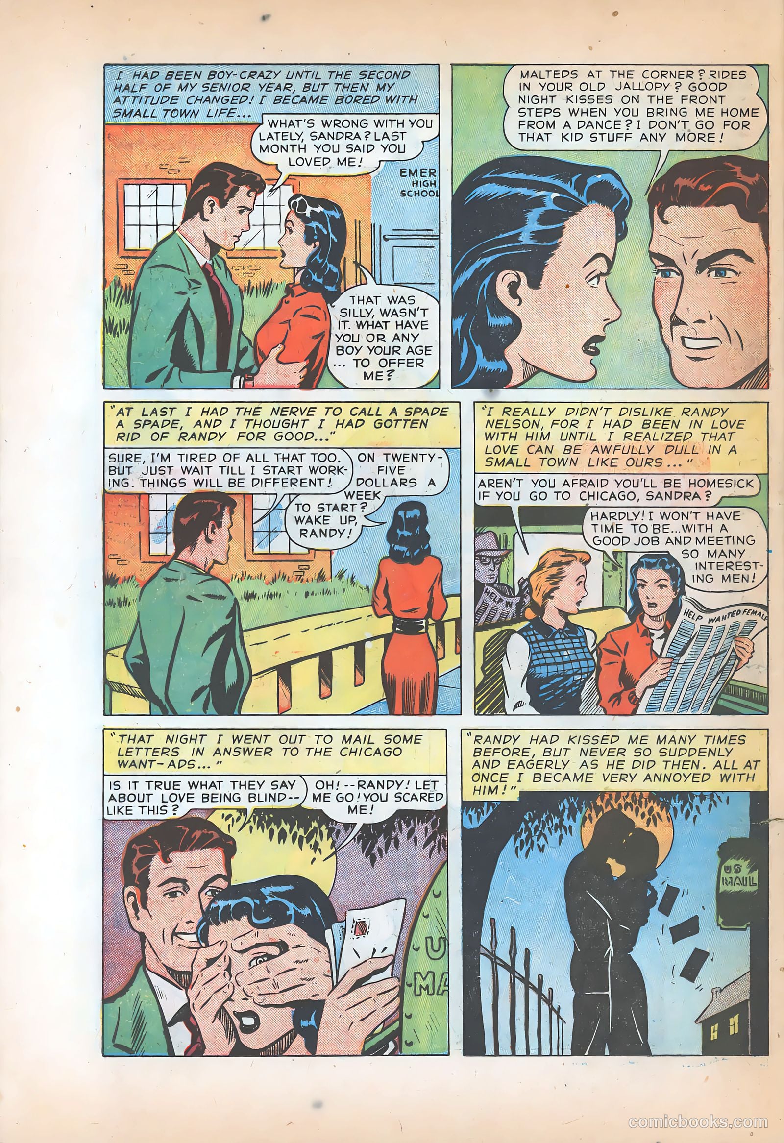 Pictorial Romances #8 (1951) — page 28 of 36
