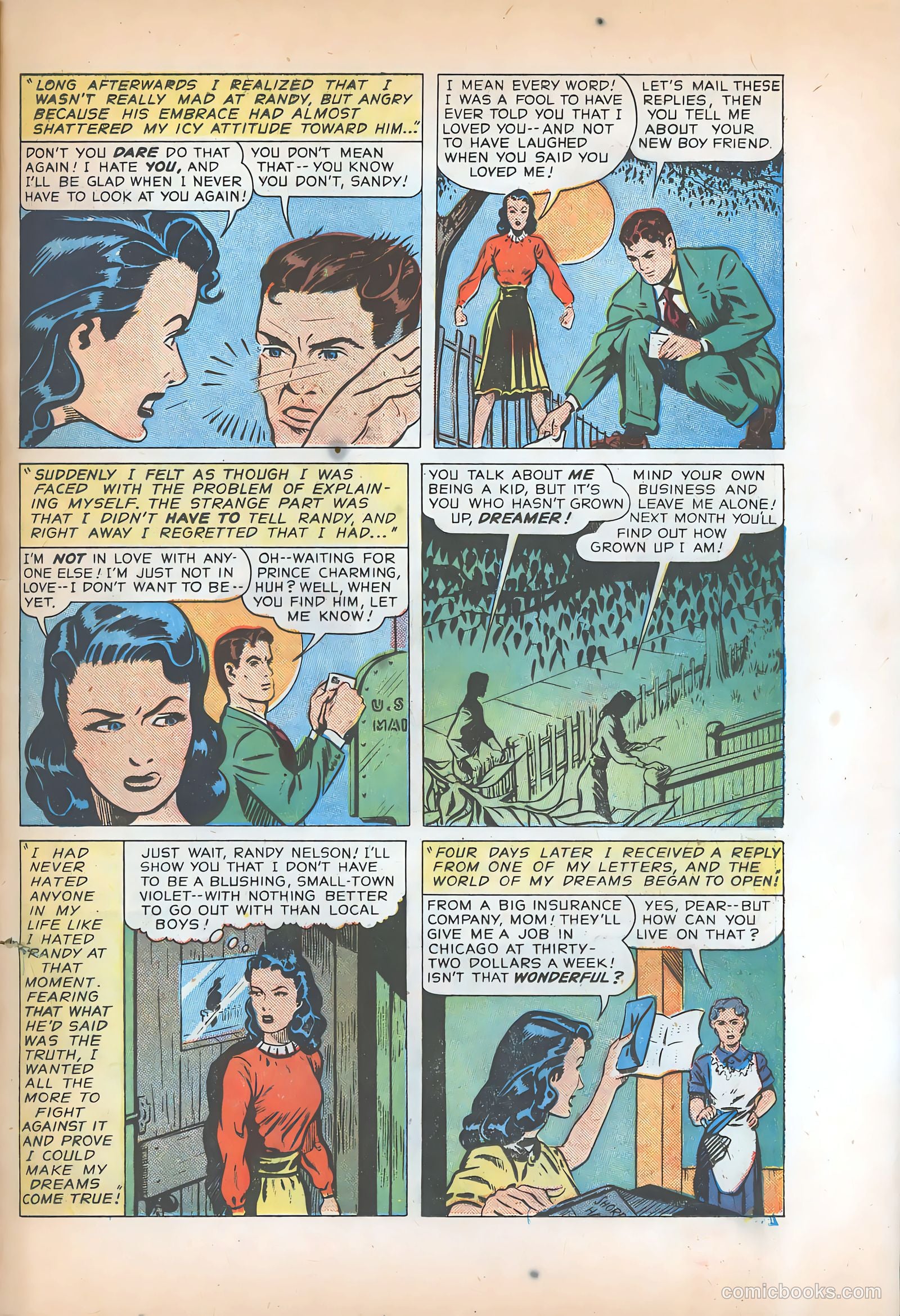 Pictorial Romances #8 (1951) — page 29 of 36
