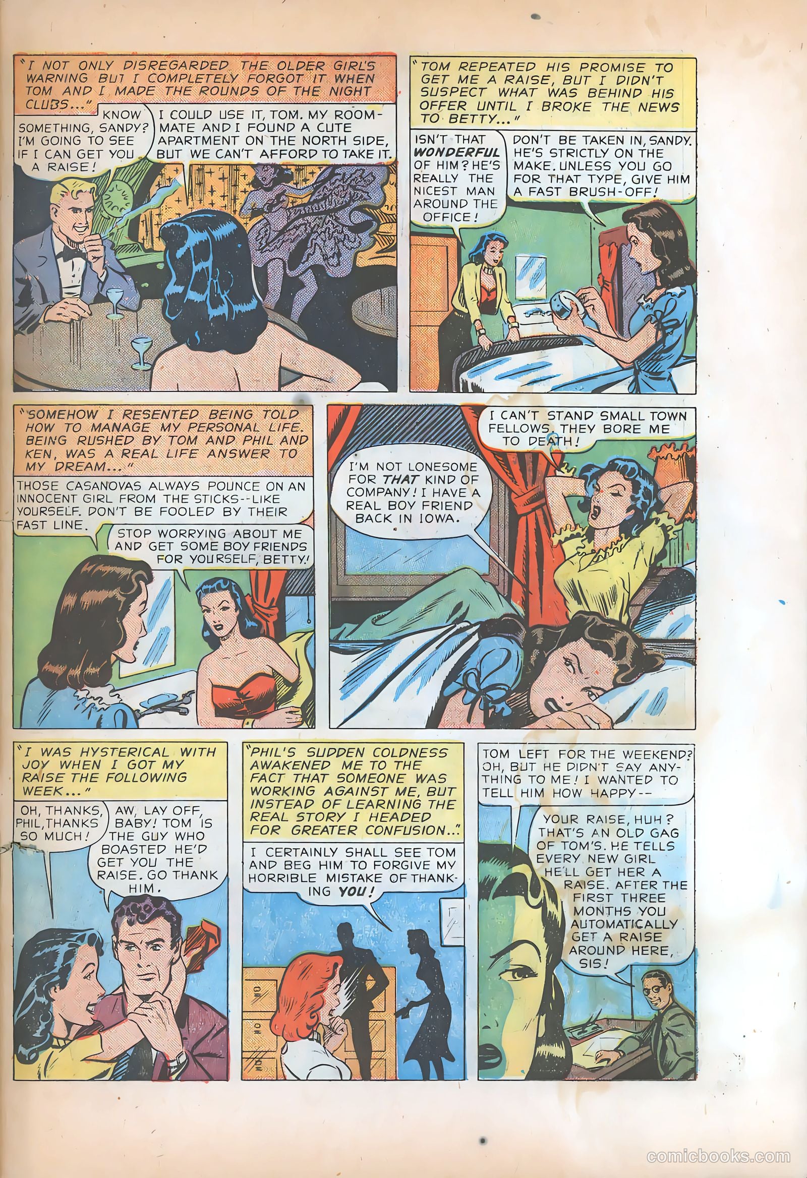 Pictorial Romances #8 (1951) — page 31 of 36
