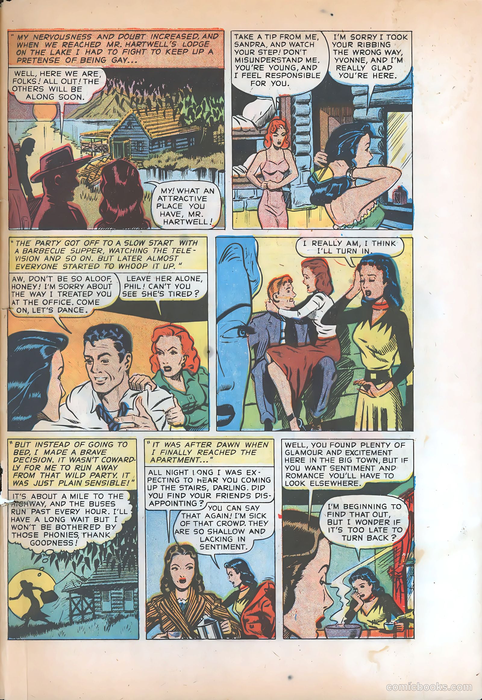 Pictorial Romances #8 (1951) — page 33 of 36