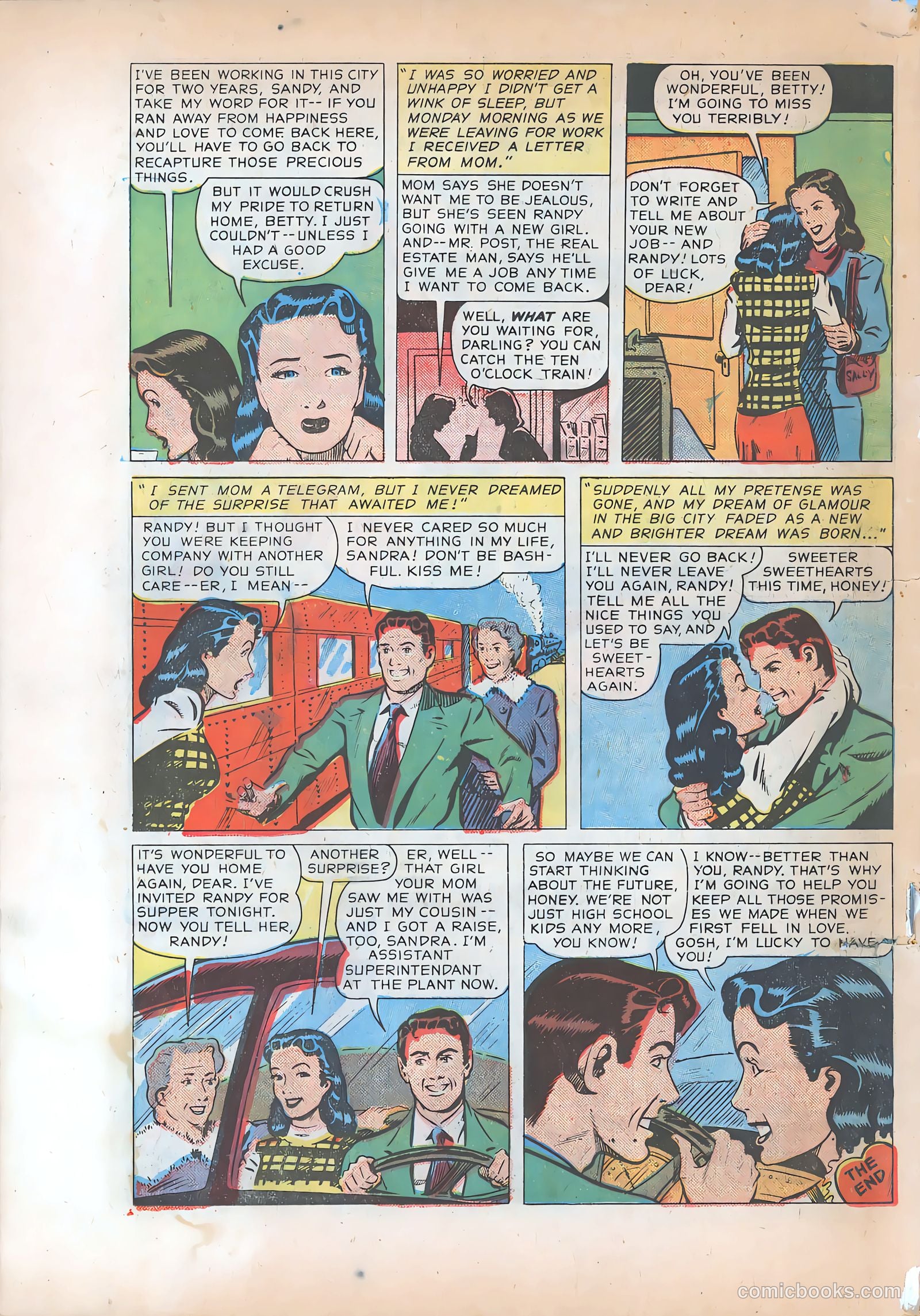 Pictorial Romances #8 (1951) — page 34 of 36