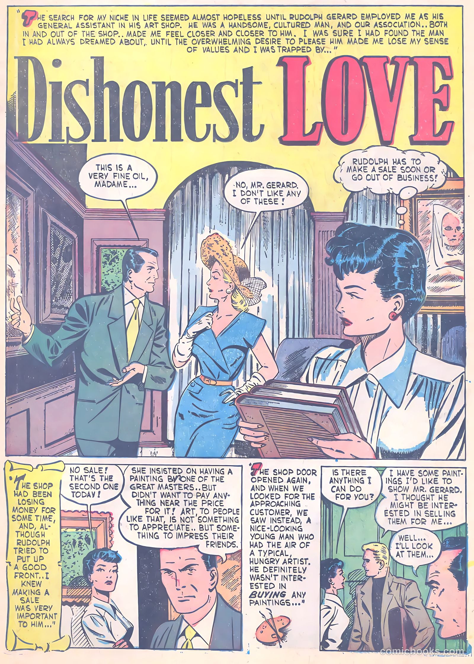Pictorial Romances #9 (1951) — page 3 of 36