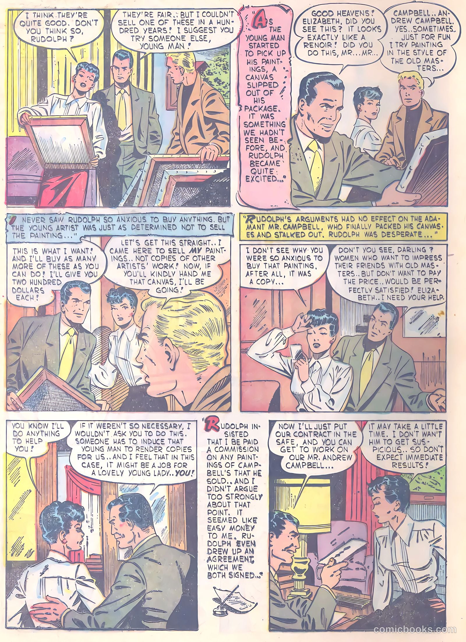 Pictorial Romances #9 (1951) — page 4 of 36