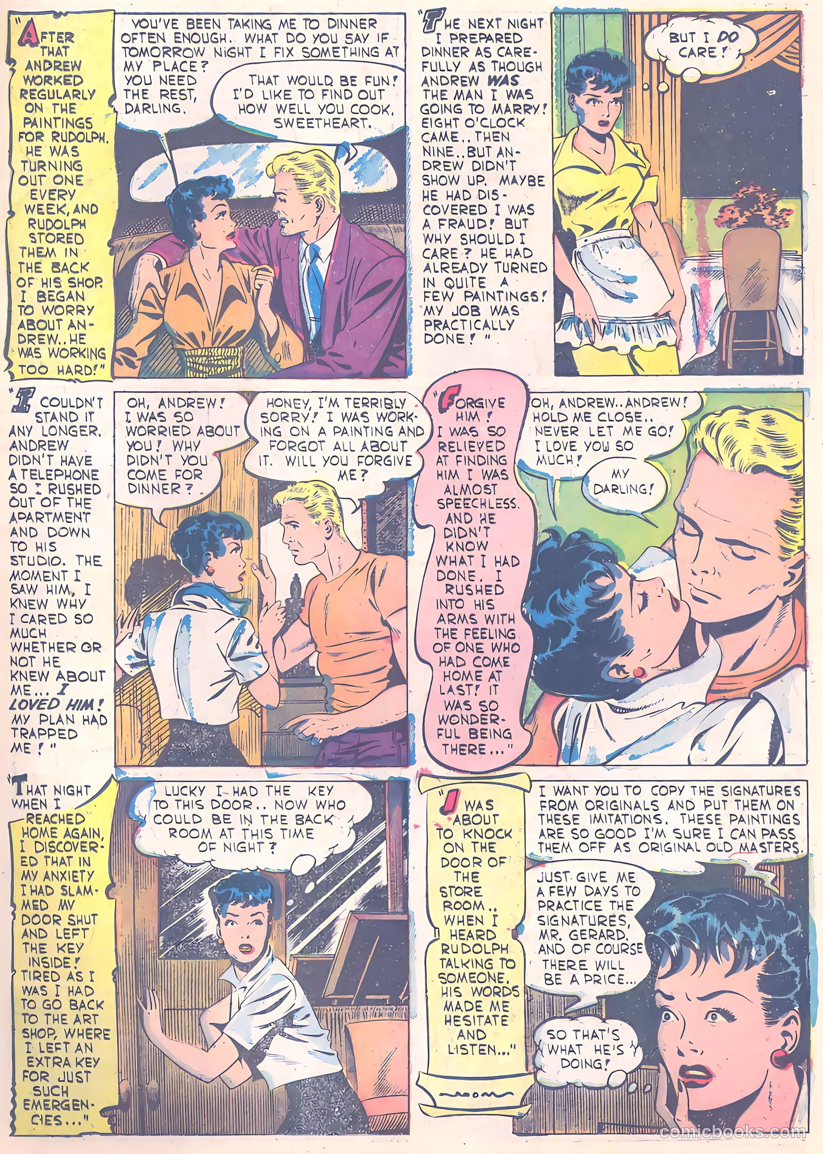 Pictorial Romances #9 (1951) — page 7 of 36