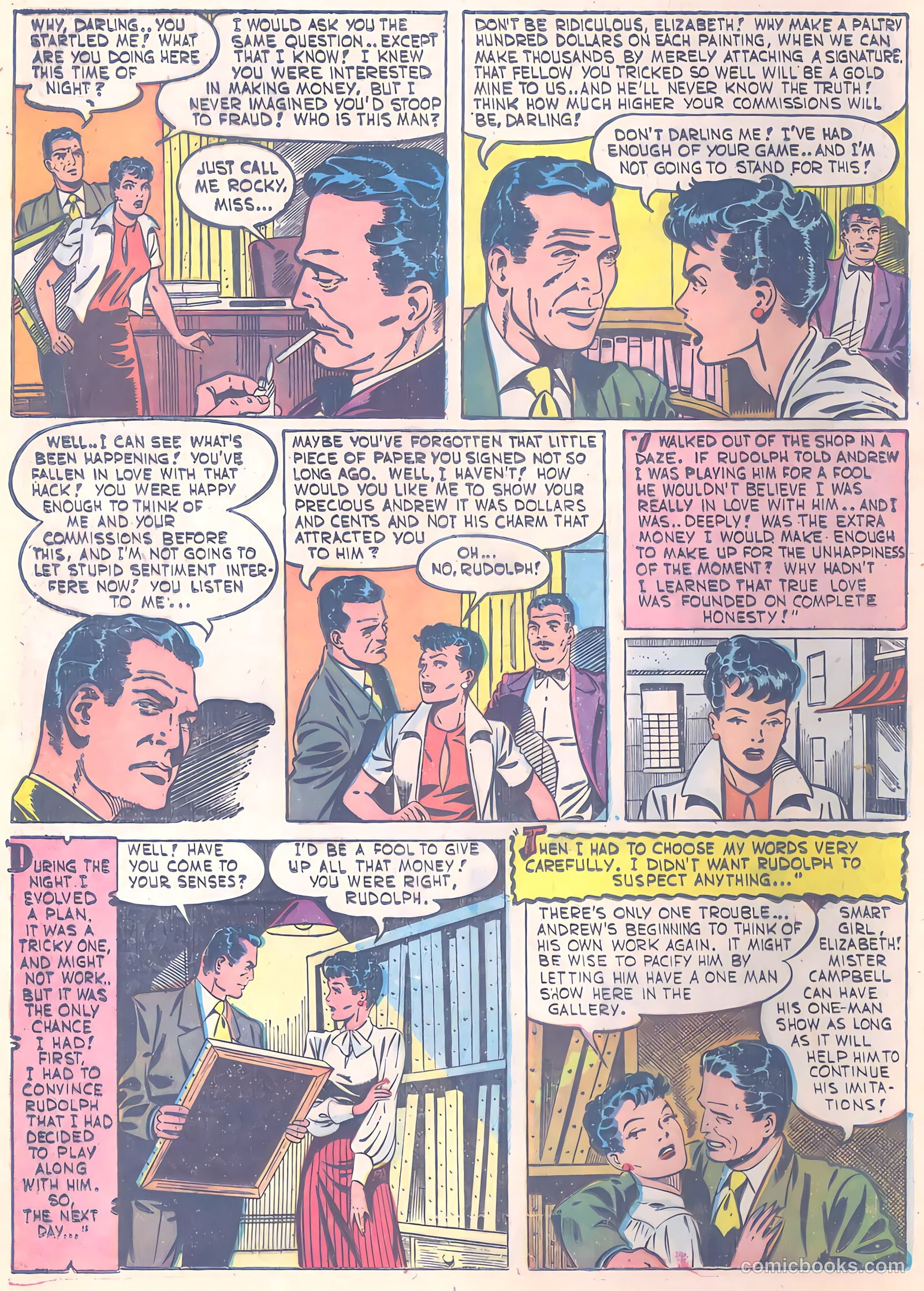 Pictorial Romances #9 (1951) — page 8 of 36