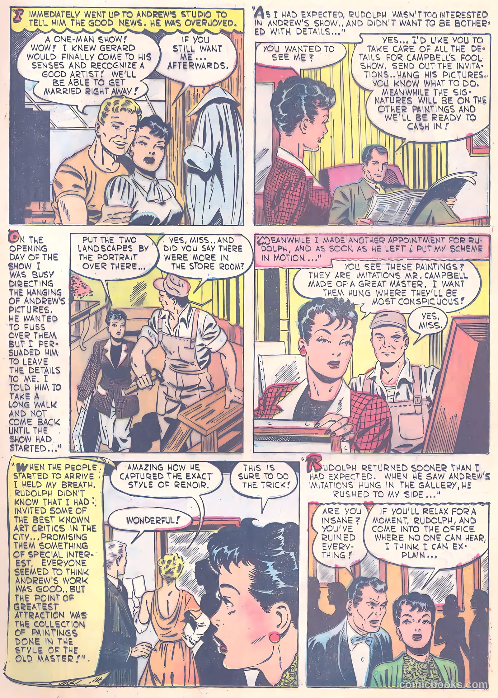 Pictorial Romances #9 (1951) — page 9 of 36
