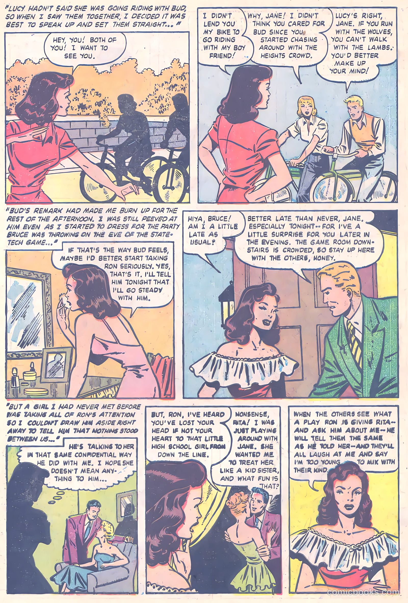 Pictorial Romances #9 (1951) — page 15 of 36