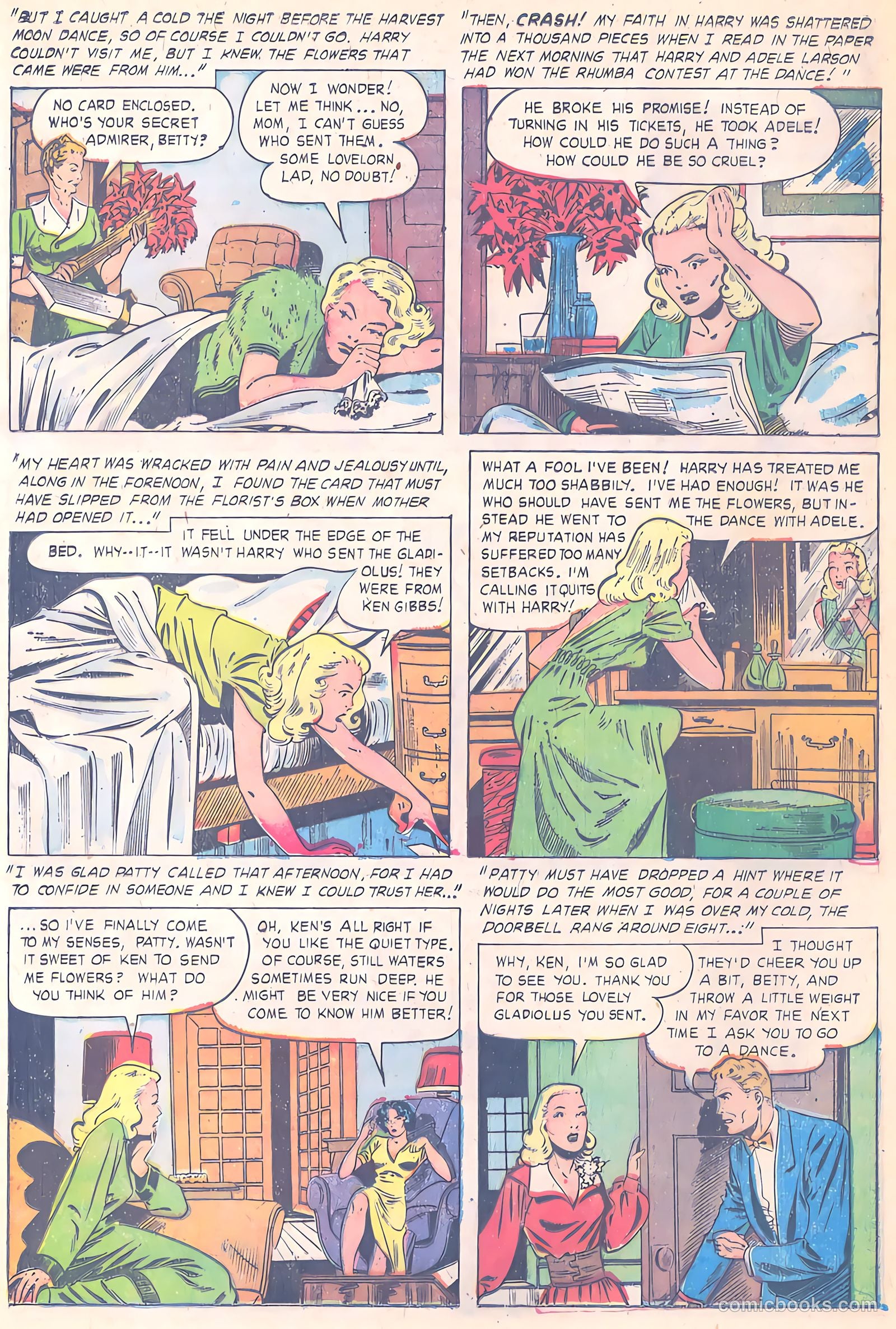 Pictorial Romances #9 (1951) — page 32 of 36