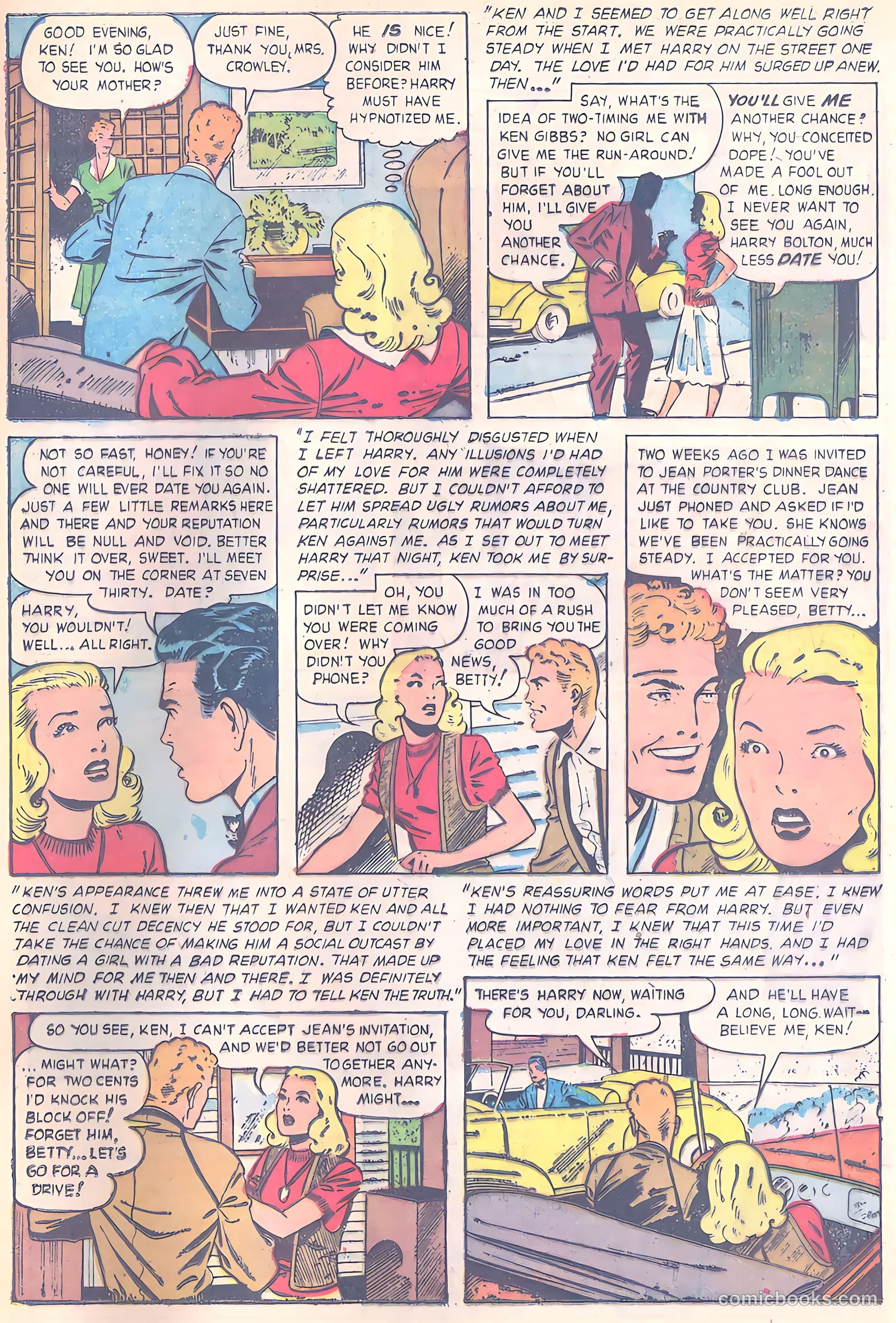 Pictorial Romances #9 (1951) — page 33 of 36