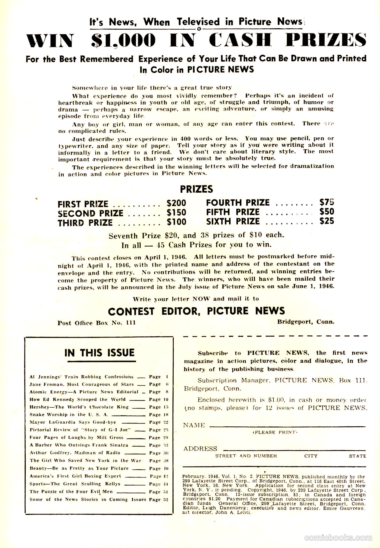 Picture News #2 (1946) — page 2 of 52