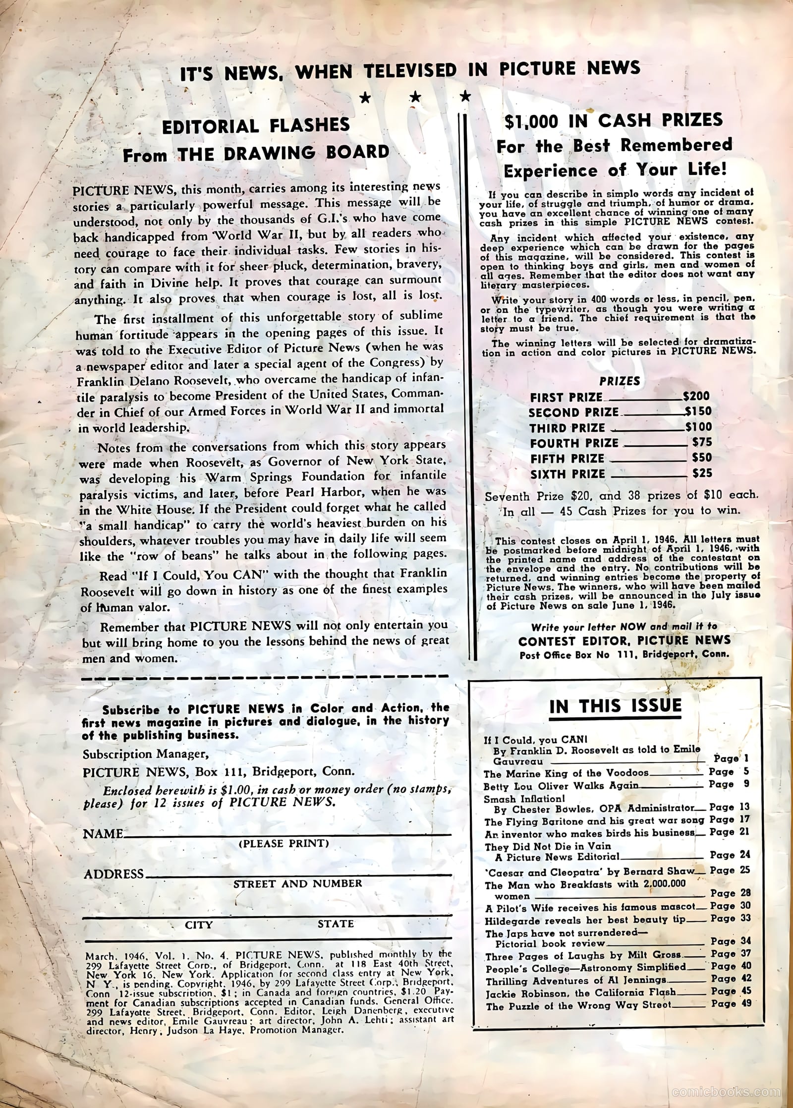Picture News #4 (1946) — page 2 of 53