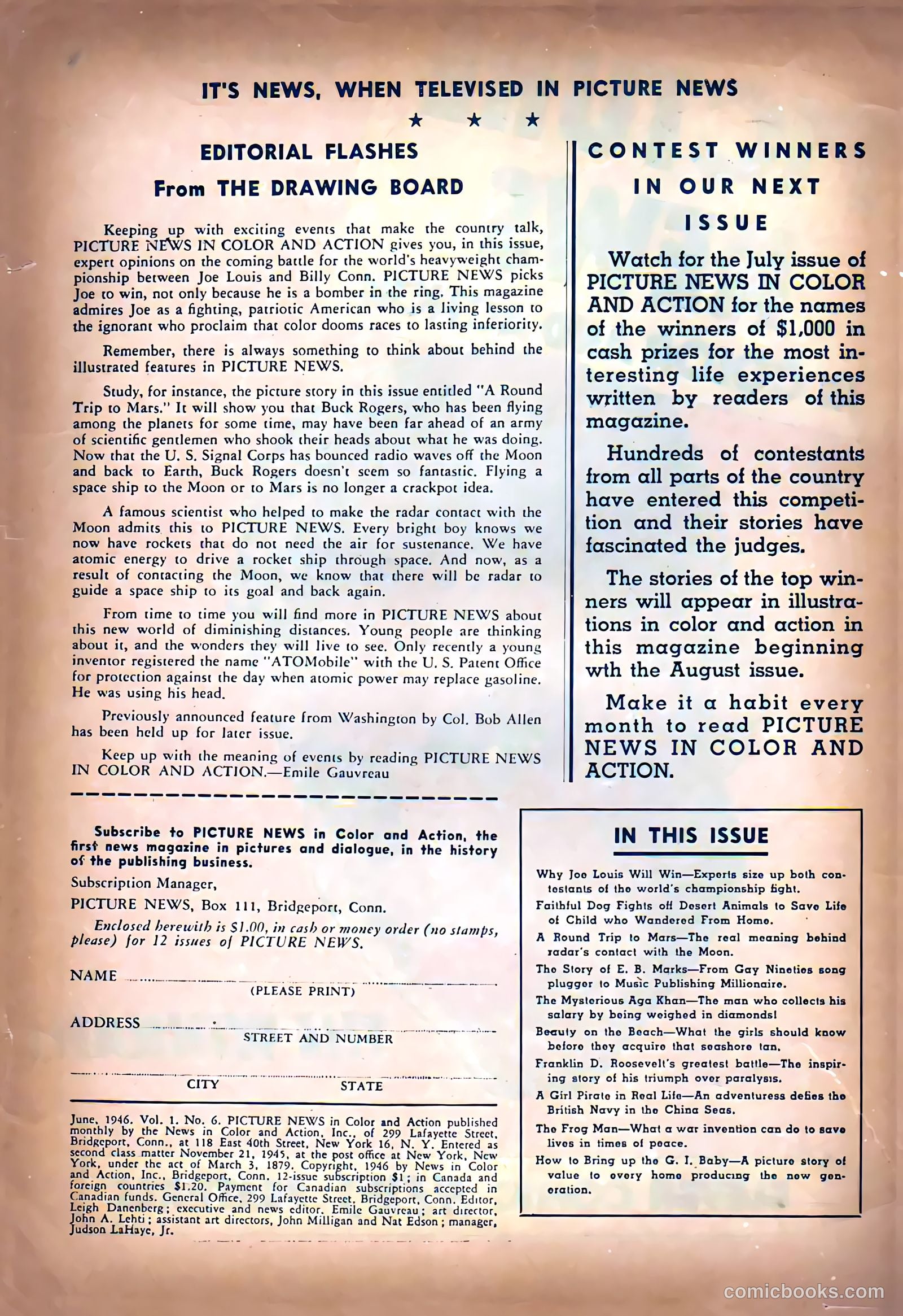 Picture News #6 (1946) — page 2 of 36