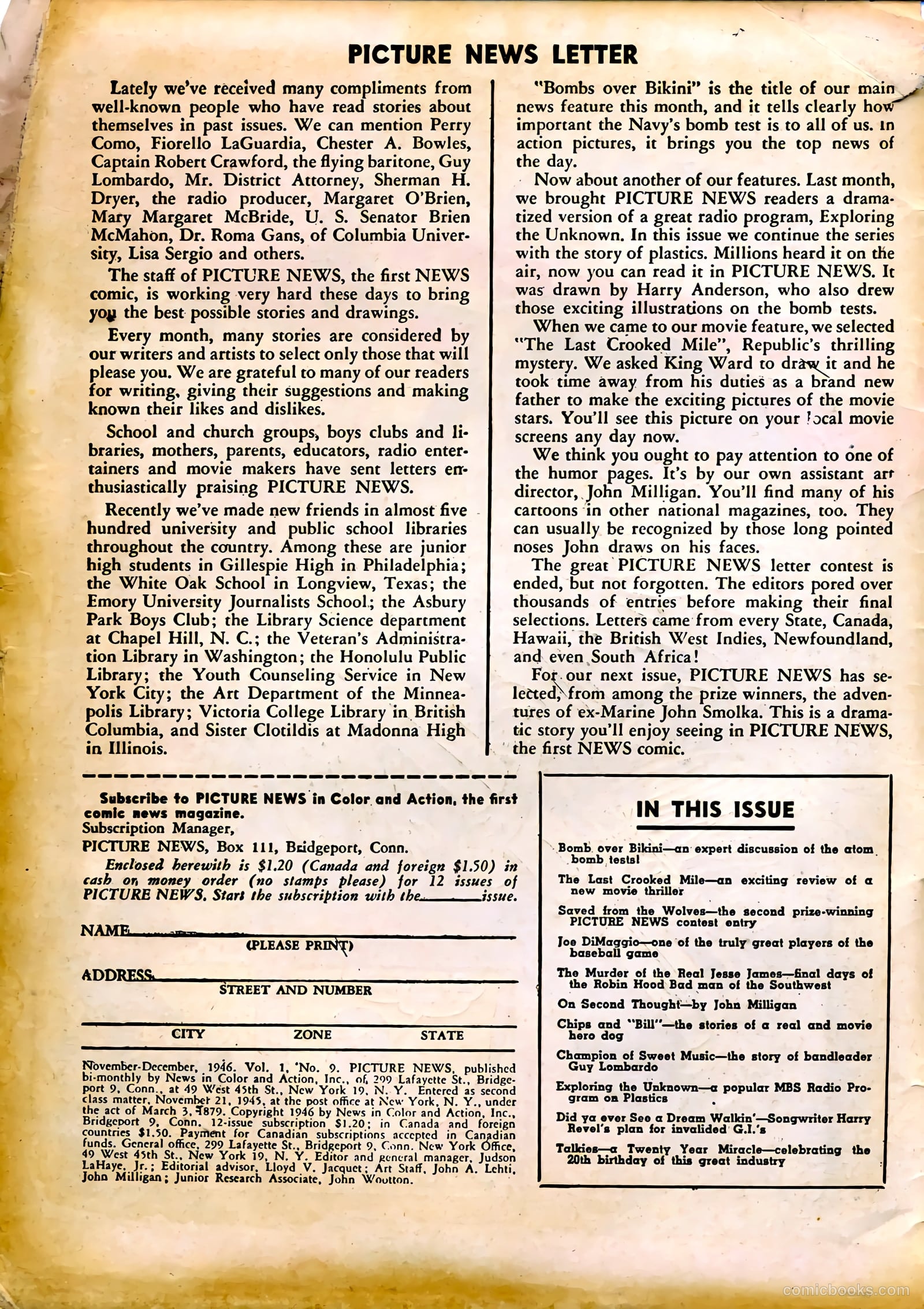 Picture News #9 (1946) — page 2 of 52
