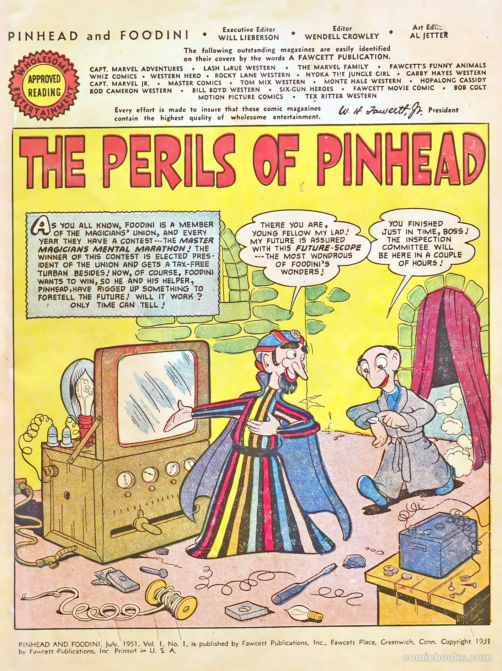 Pinhead and Foodini #1 (1951) — page 3 of 52