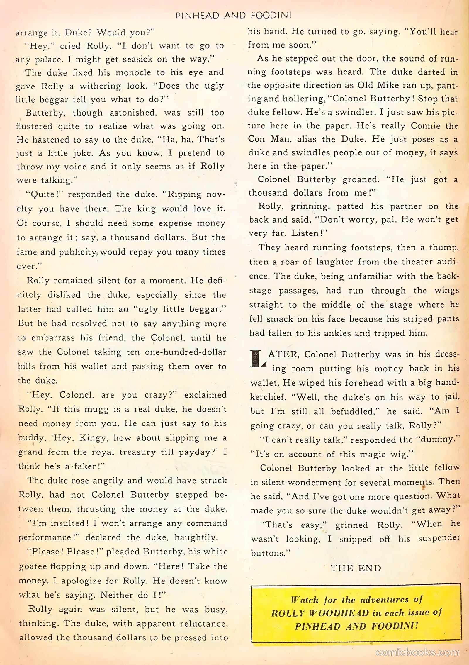 Pinhead and Foodini #2 (1951) — page 22 of 36