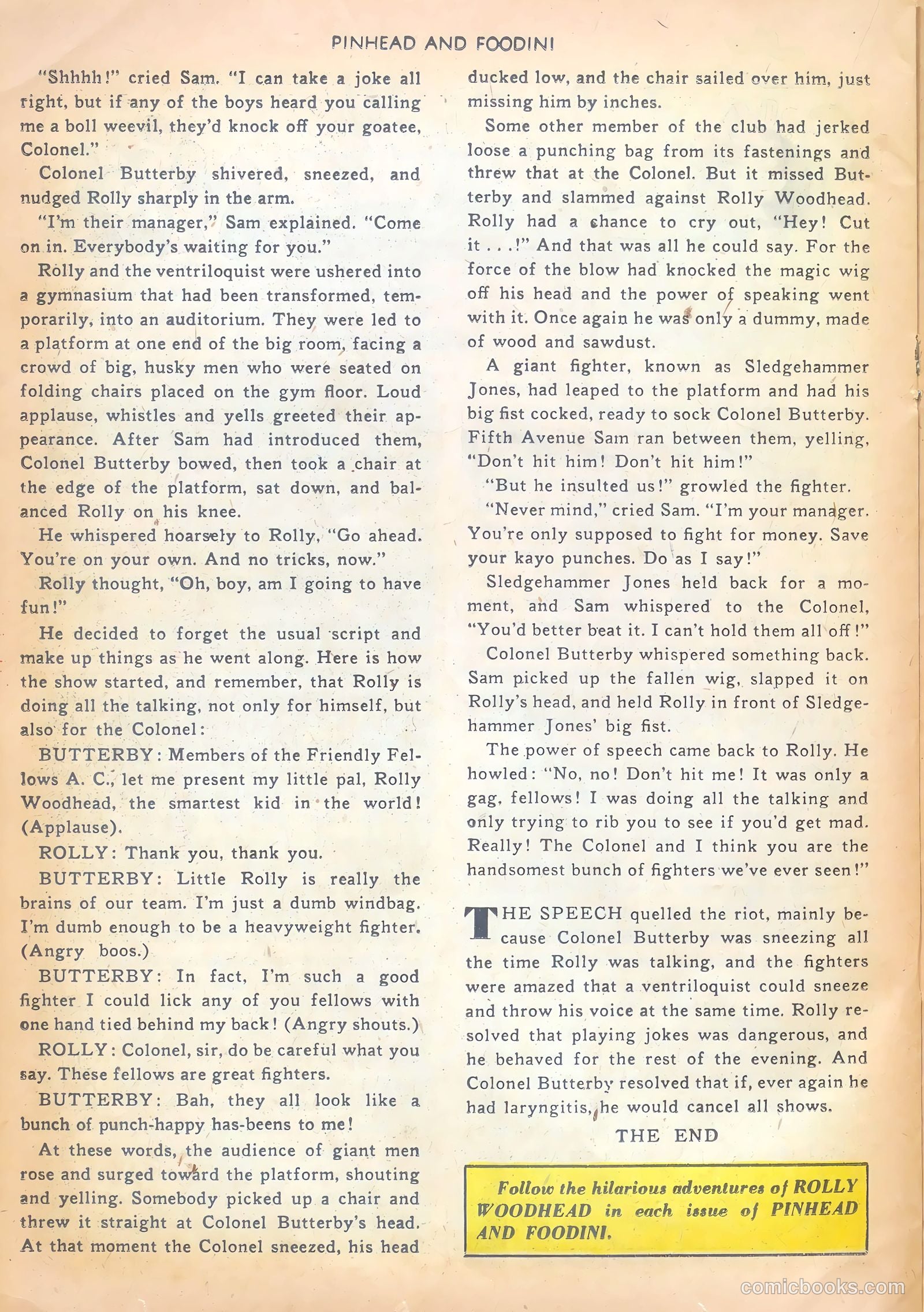 Pinhead and Foodini #3 (1951) — page 22 of 36