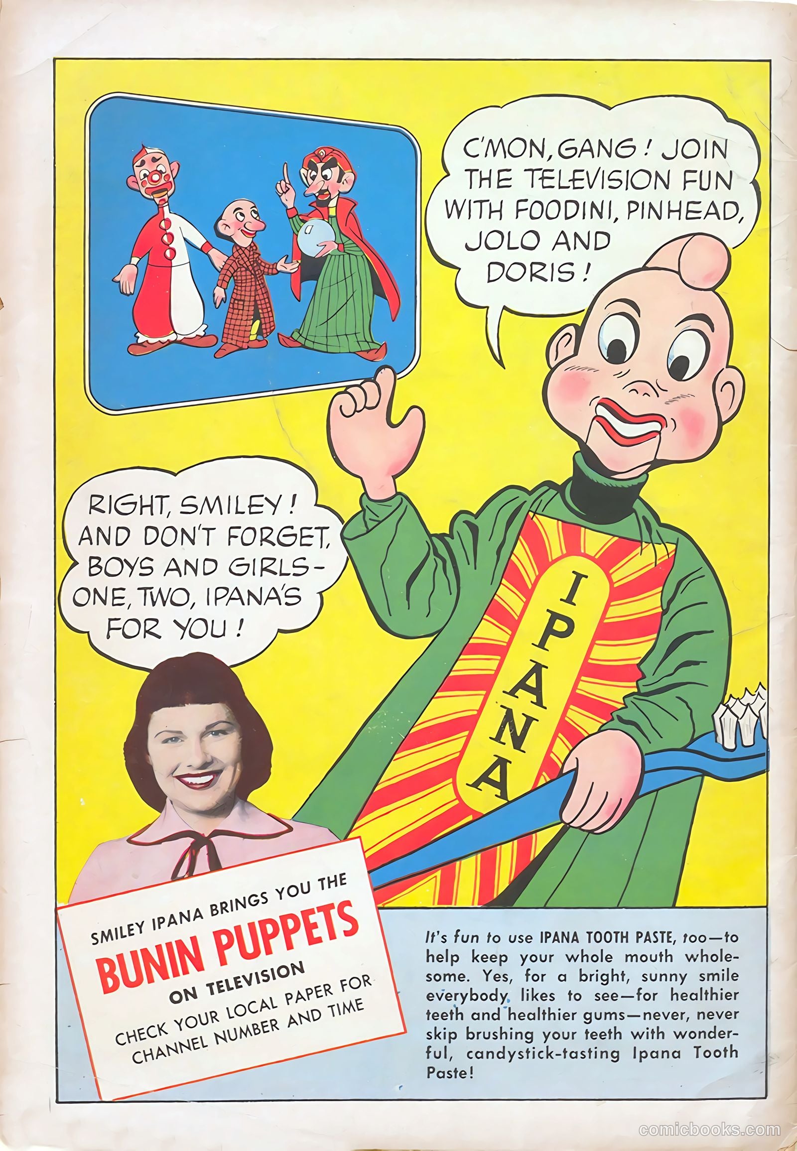 Pinhead and Foodini #3 (1951) — page 36 of 36