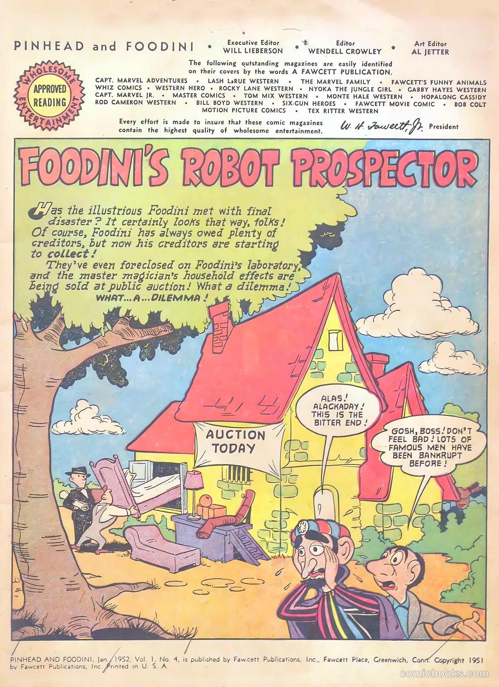 Pinhead and Foodini #4 (1951) — page 3 of 36