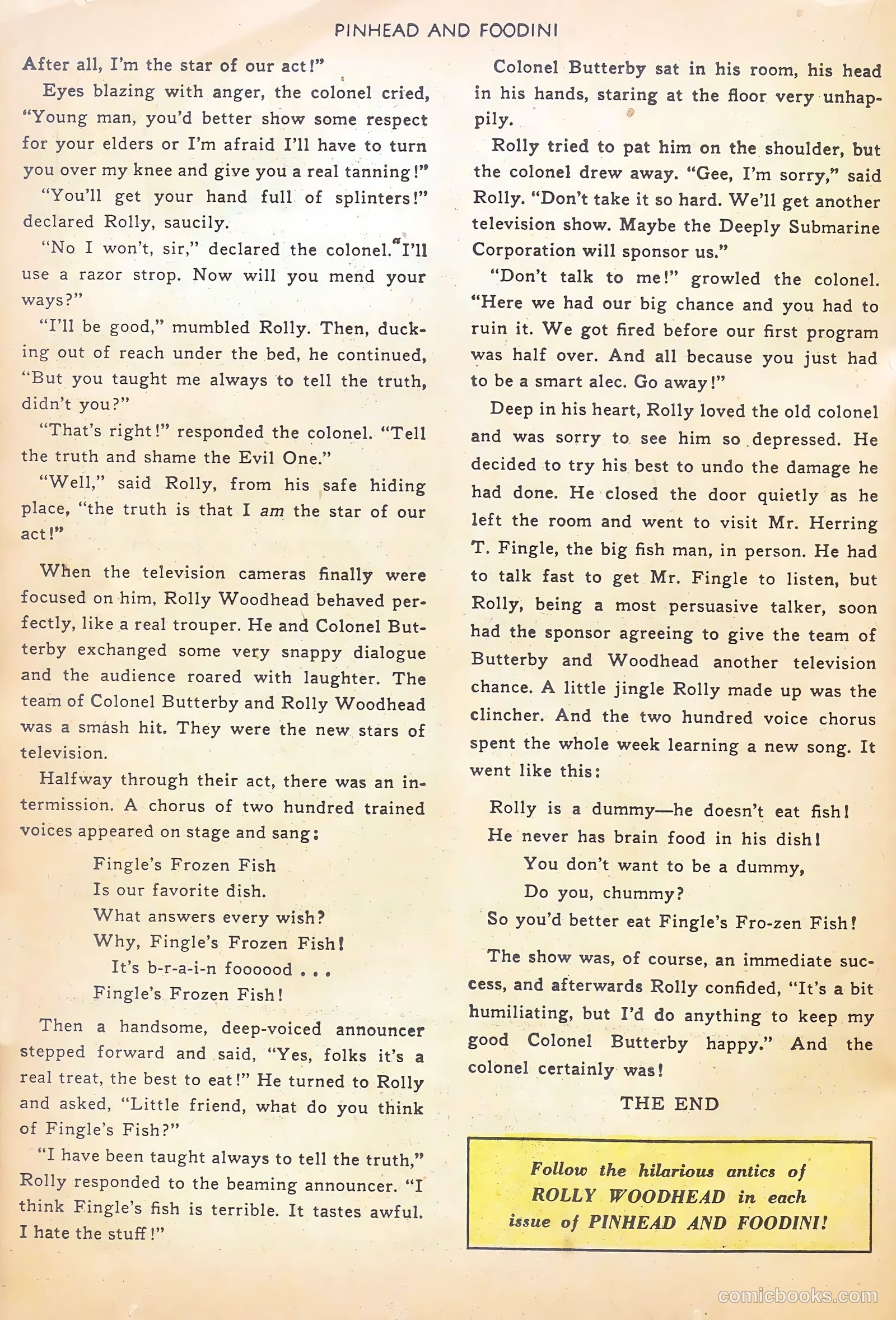 Pinhead and Foodini #4 (1951) — page 22 of 36