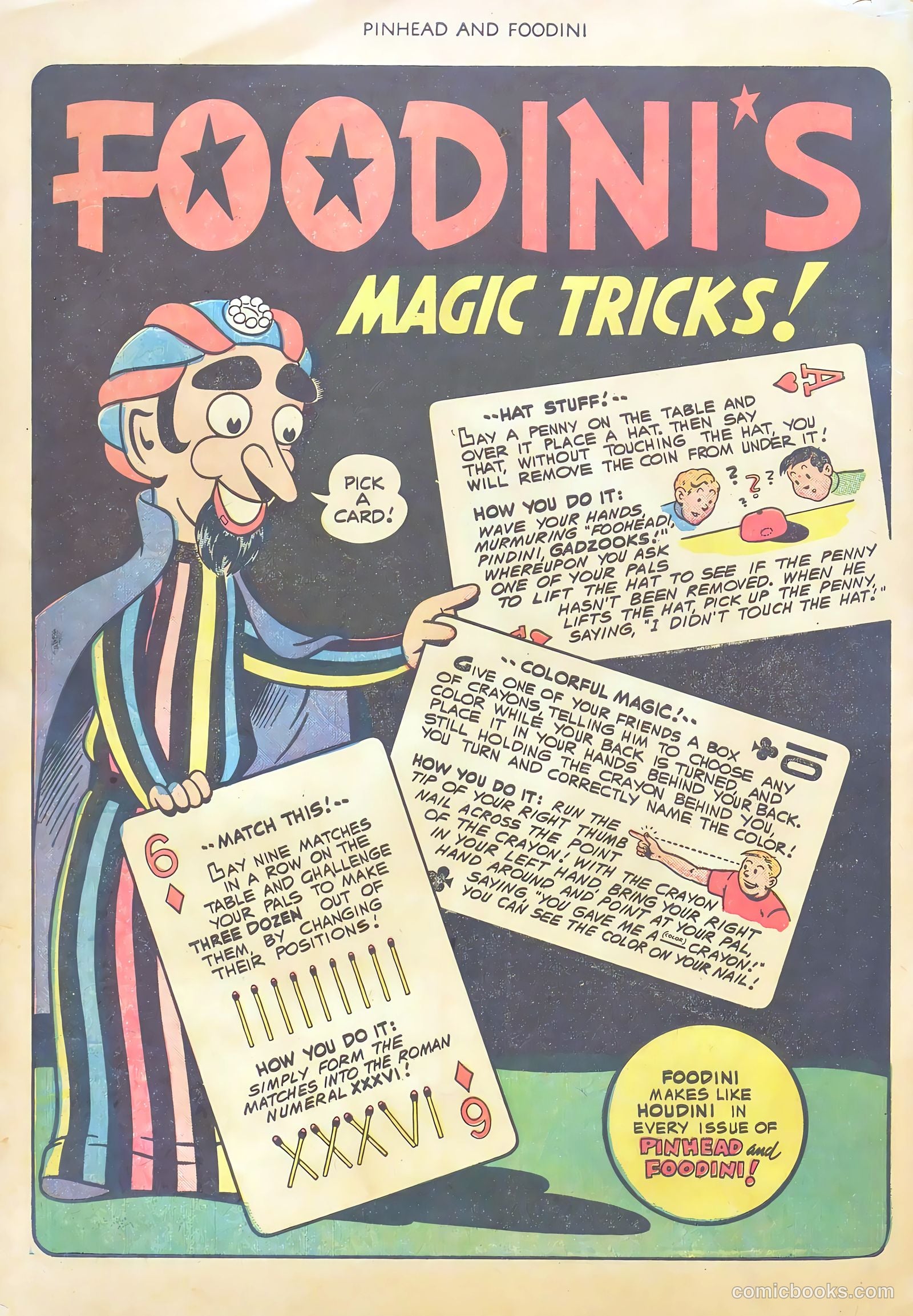 Pinhead and Foodini #4 (1951) — page 34 of 36