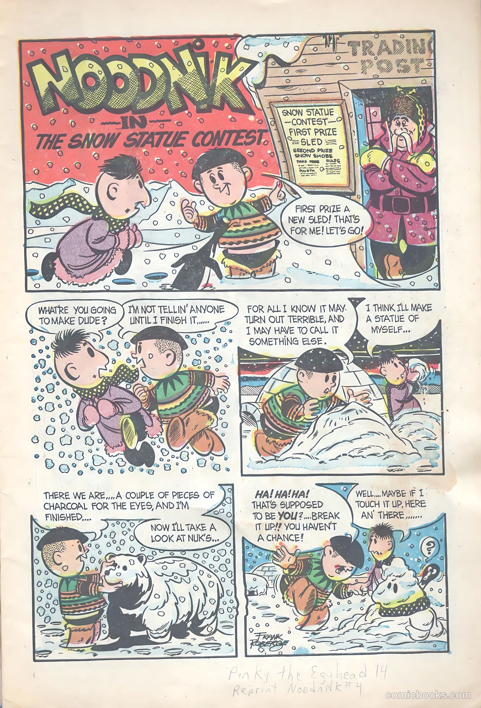 Pinky the Egghead #14 (1963) — page 3 of 36