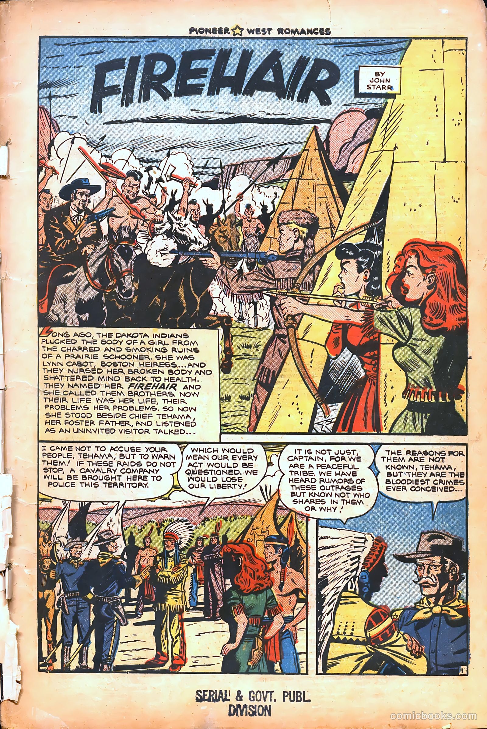 Pioneer West Romances #3 (1950) — page 4 of 54