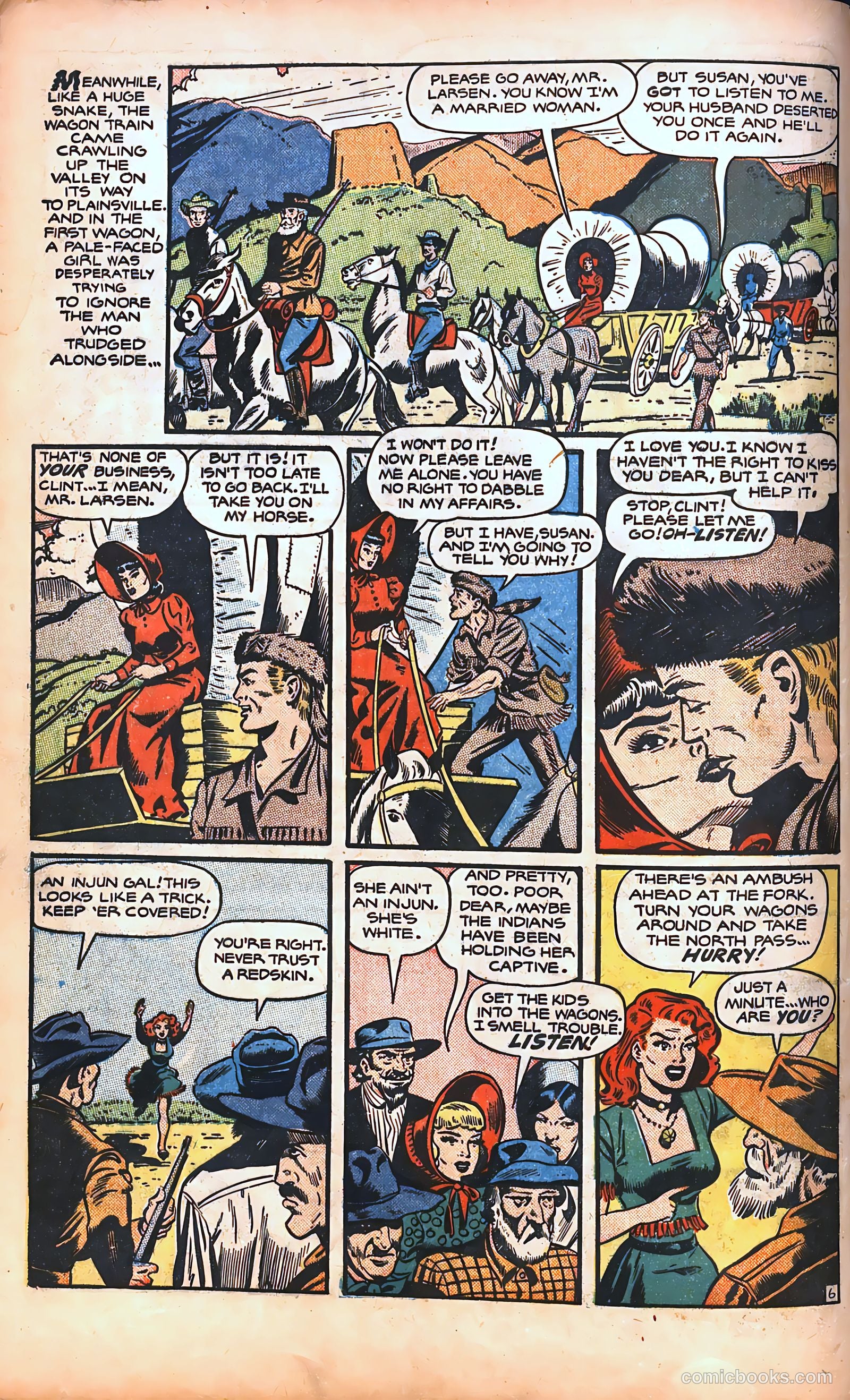 Pioneer West Romances #3 (1950) — page 9 of 54
