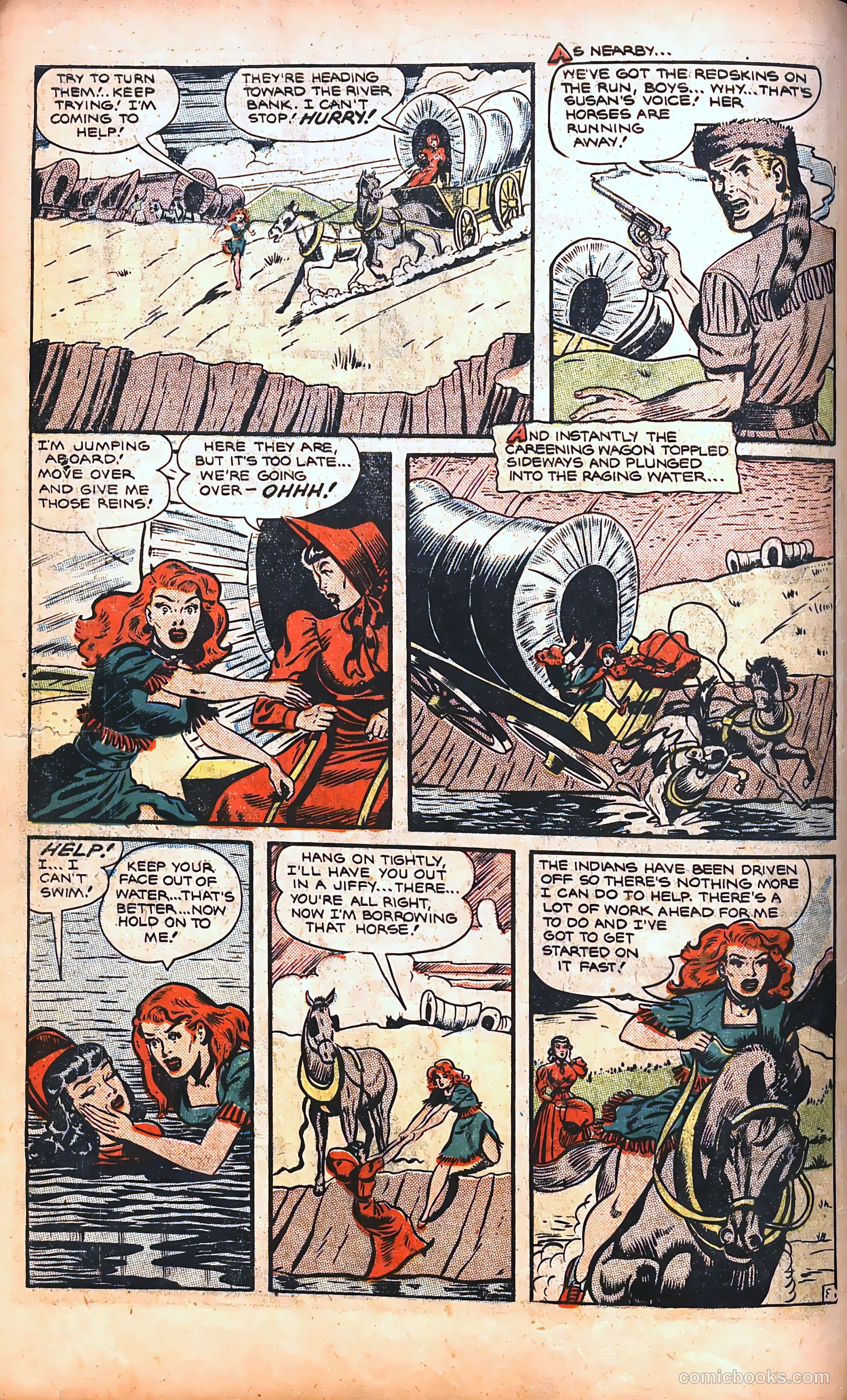 Pioneer West Romances #3 (1950) — page 11 of 54
