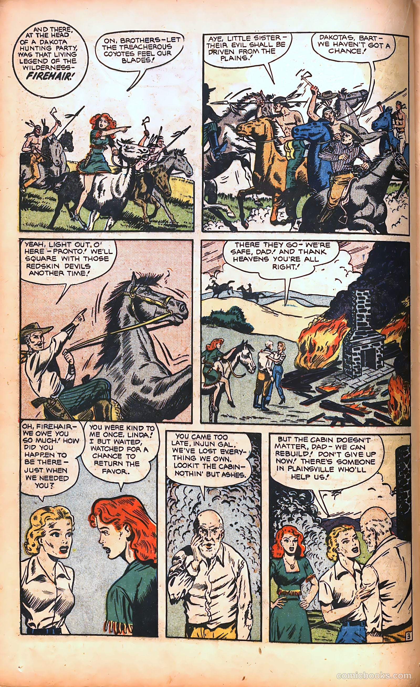 Pioneer West Romances #3 (1950) — page 21 of 54