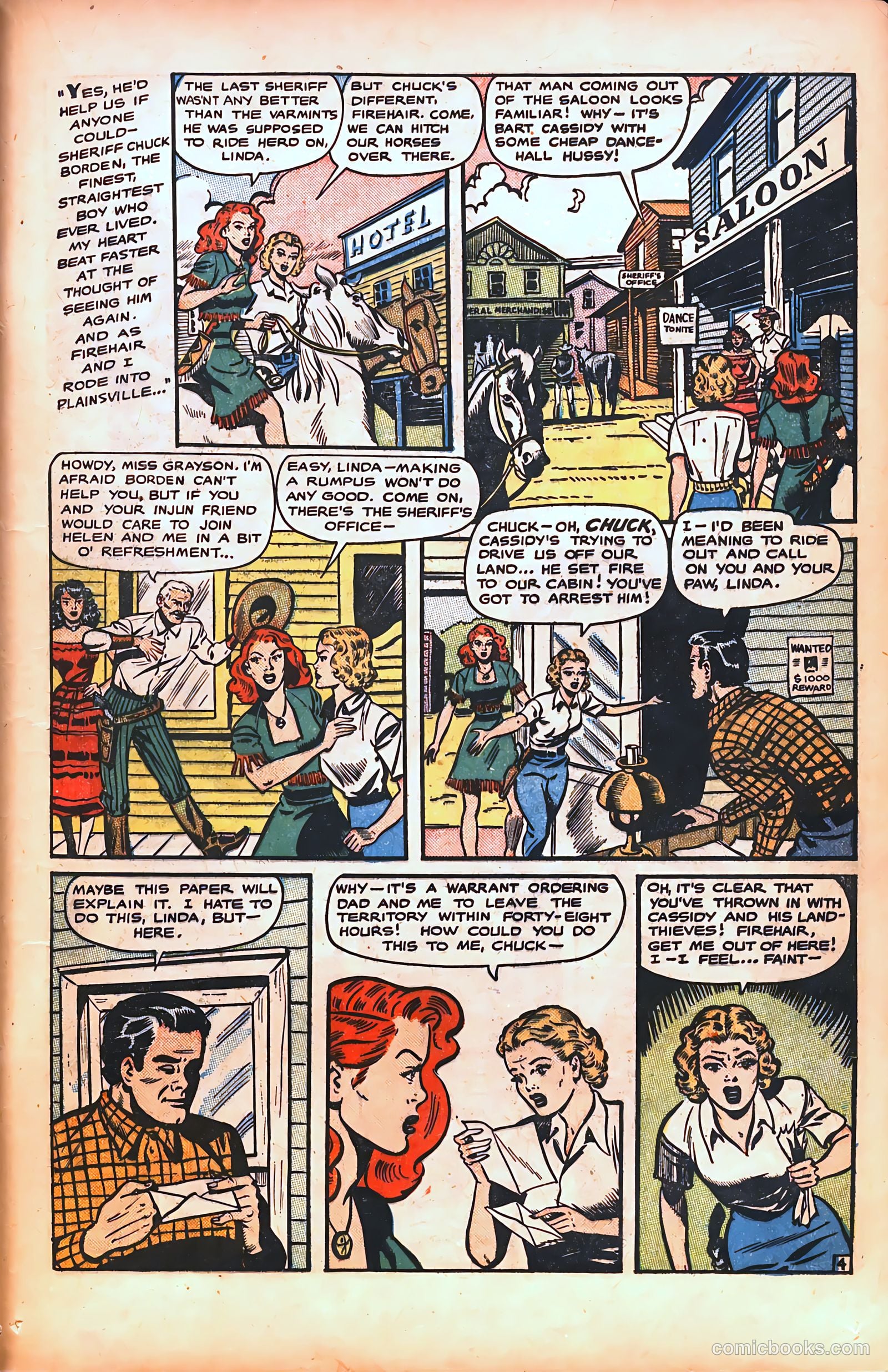 Pioneer West Romances #3 (1950) — page 22 of 54