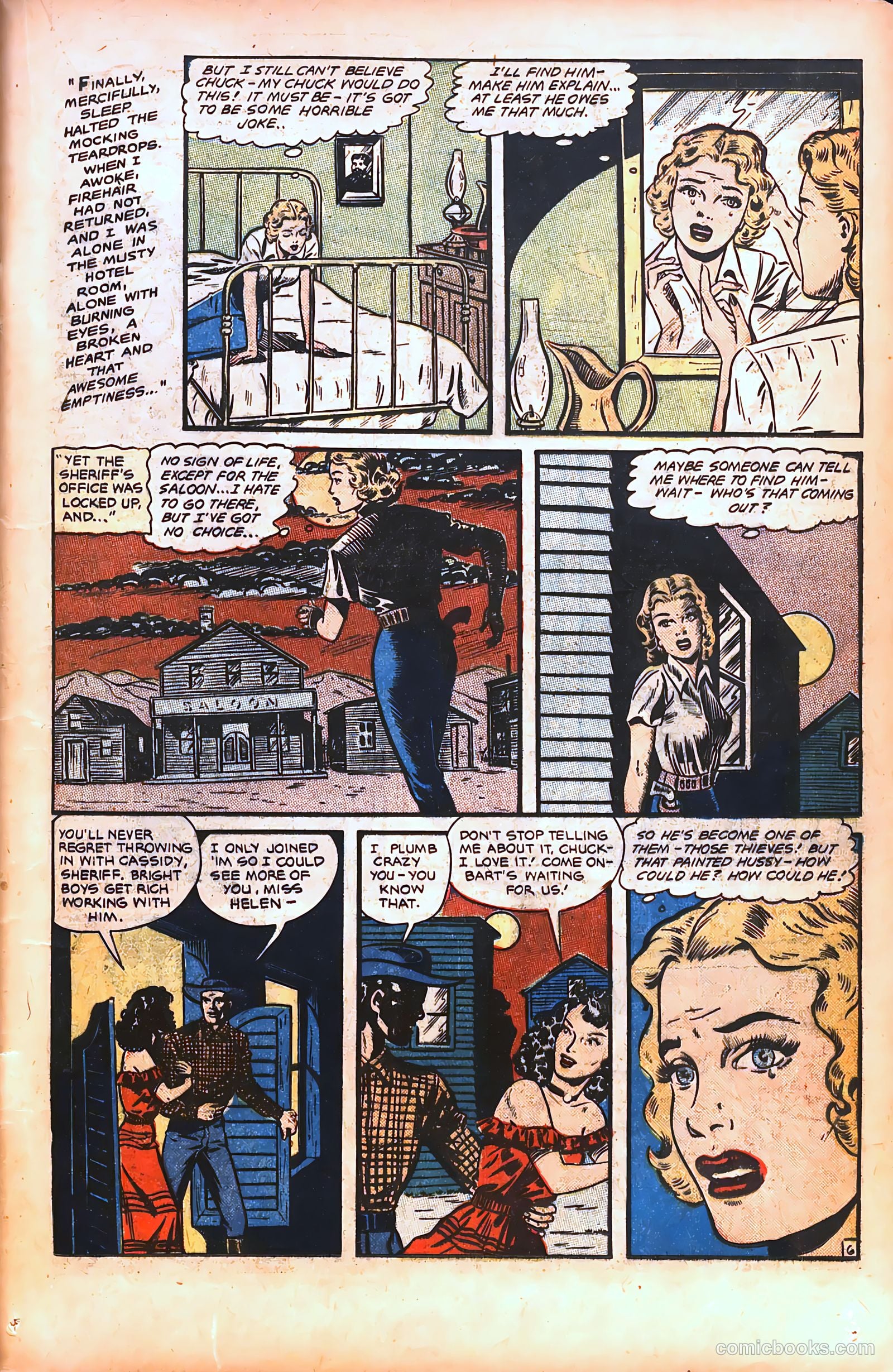 Pioneer West Romances #3 (1950) — page 24 of 54