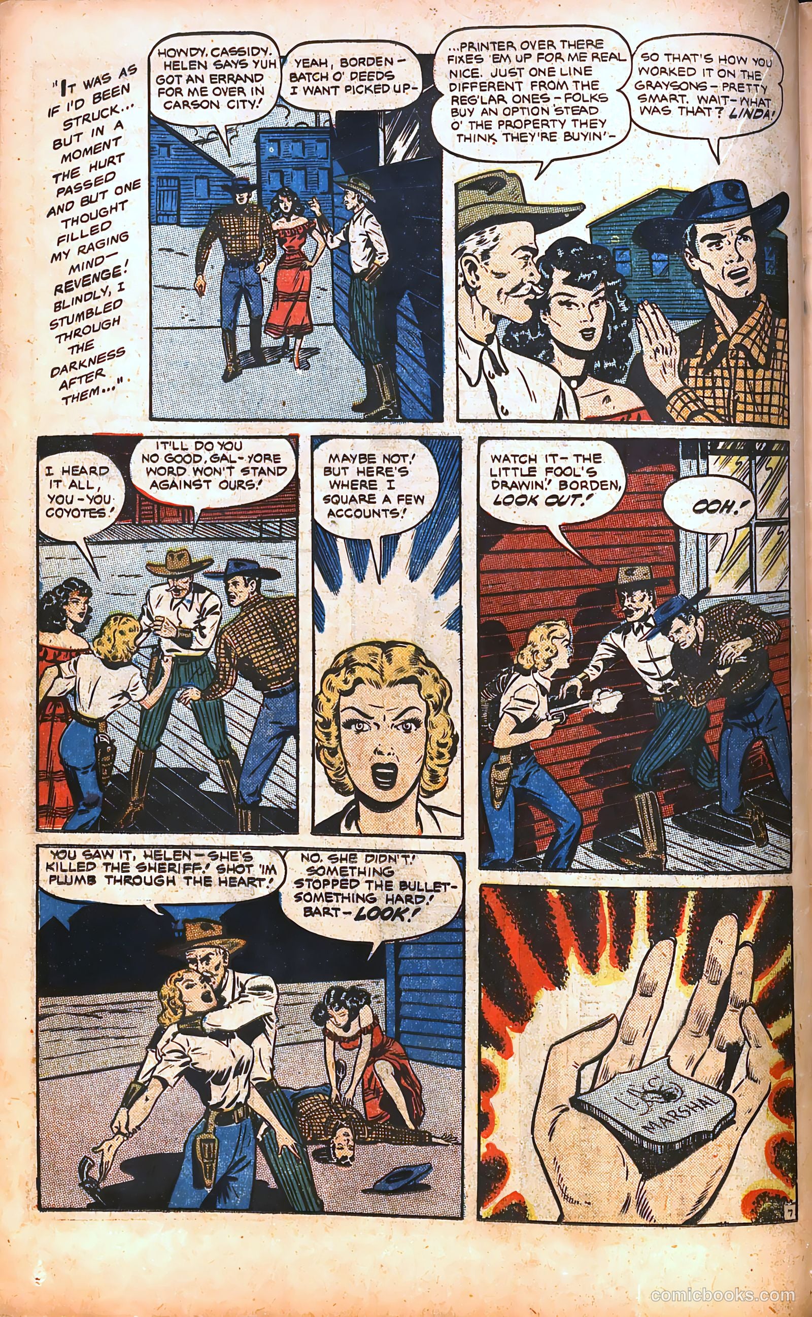 Pioneer West Romances #3 (1950) — page 25 of 54