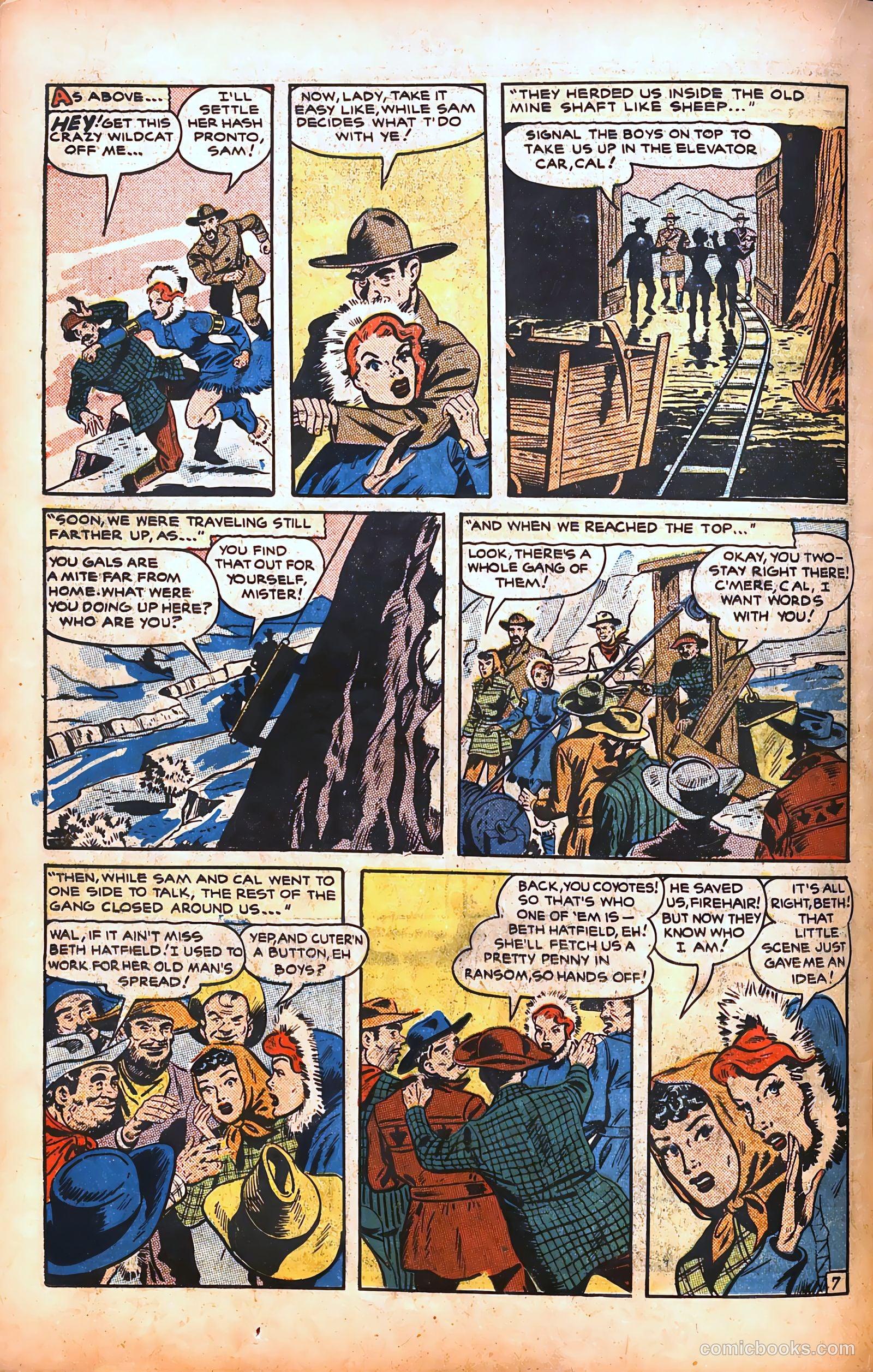 Pioneer West Romances #3 (1950) — page 35 of 54