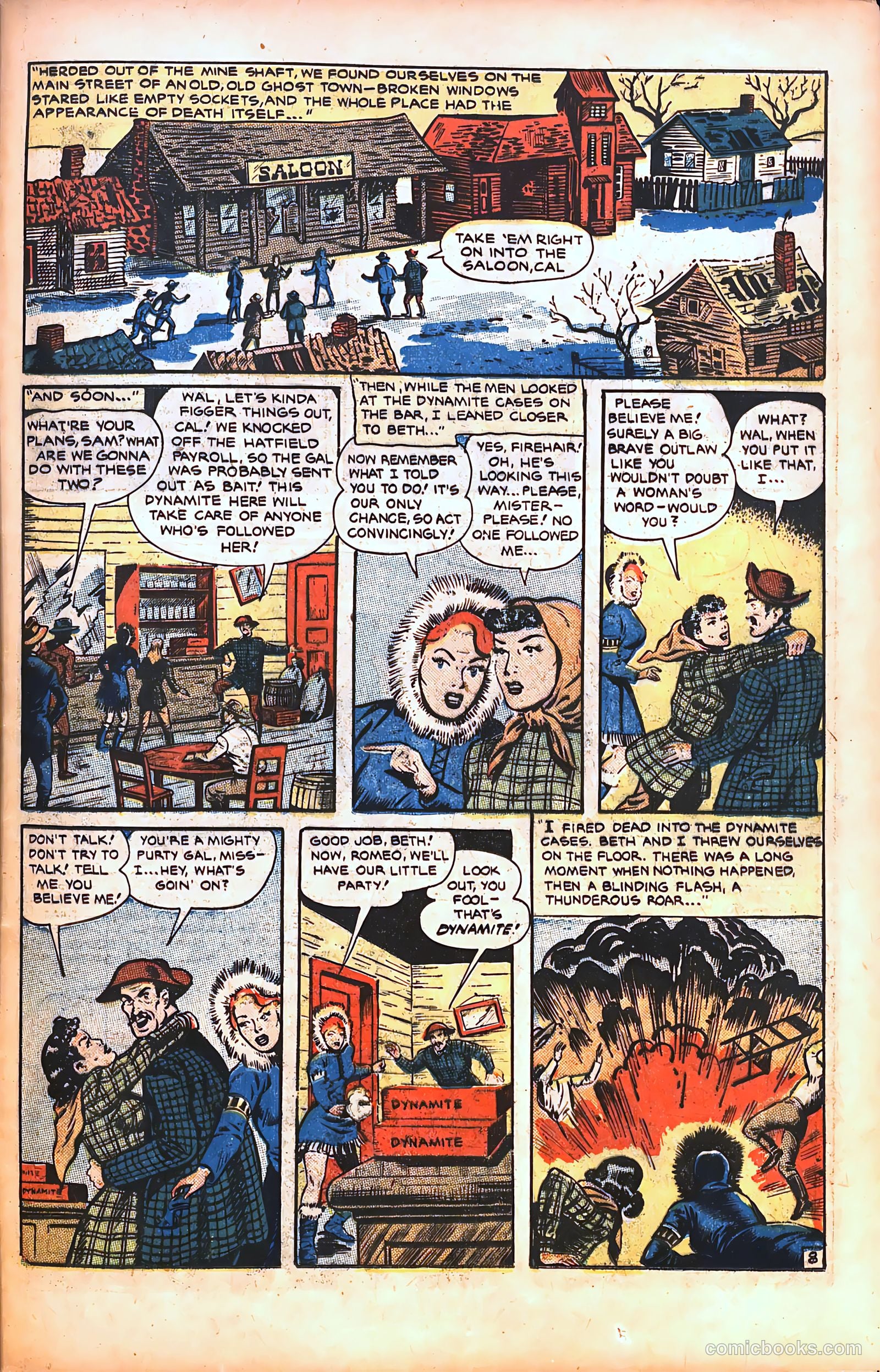 Pioneer West Romances #3 (1950) — page 36 of 54