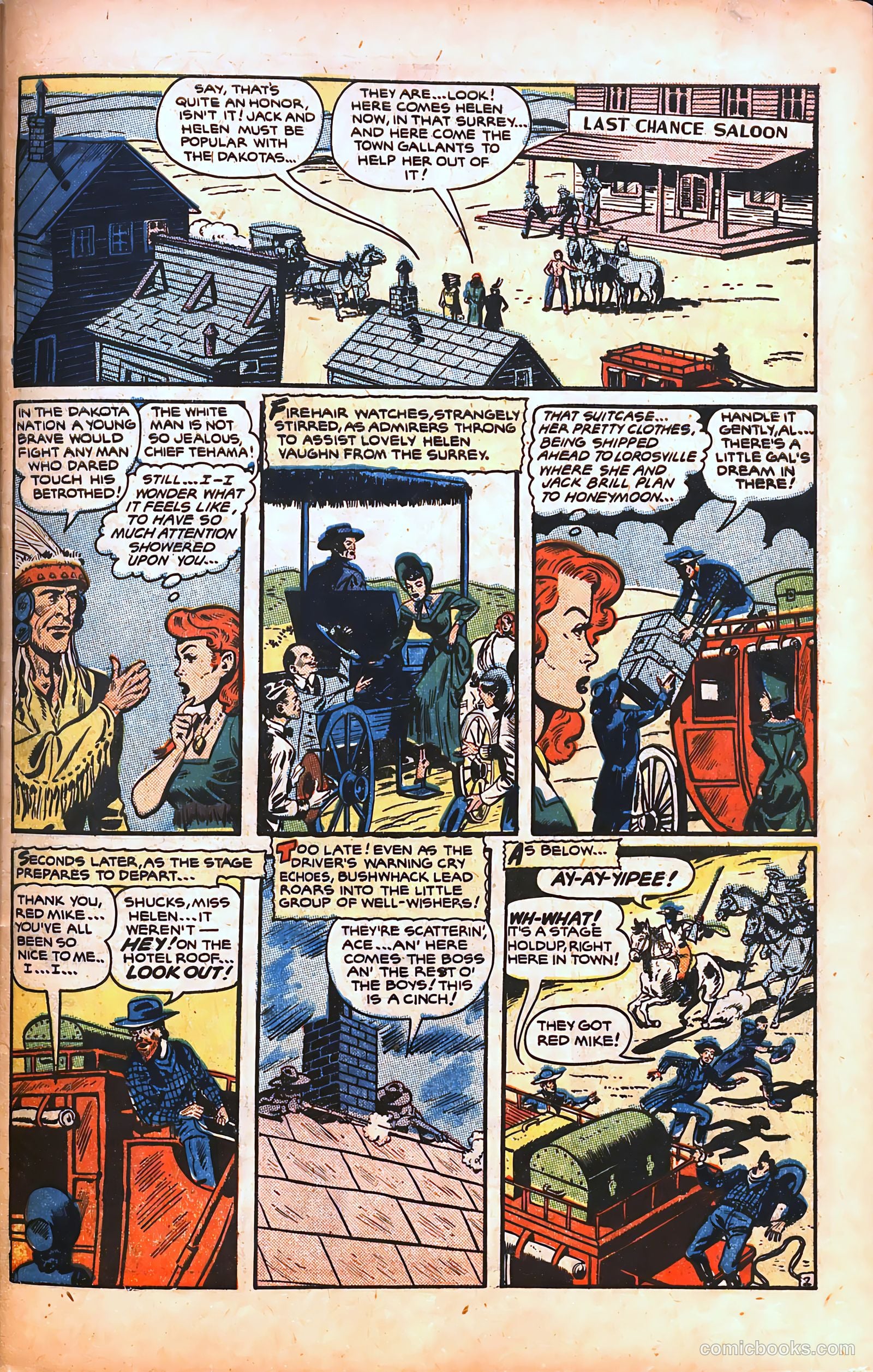Pioneer West Romances #3 (1950) — page 42 of 54